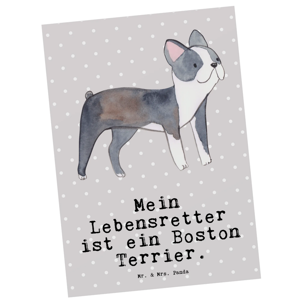 Postkarte Boston Terrier Lebensretter Postkarte, Karte, Geschenkkarte, Grußkarte, Einladung, Ansichtskarte, Geburtstagskarte, Einladungskarte, Dankeskarte, Ansichtskarten, Einladung Geburtstag, Einladungskarten Geburtstag, Hund, Hunderasse, Rassehund, Hundebesitzer, Geschenk, Tierfreund, Schenken, Welpe, Boston Terrier