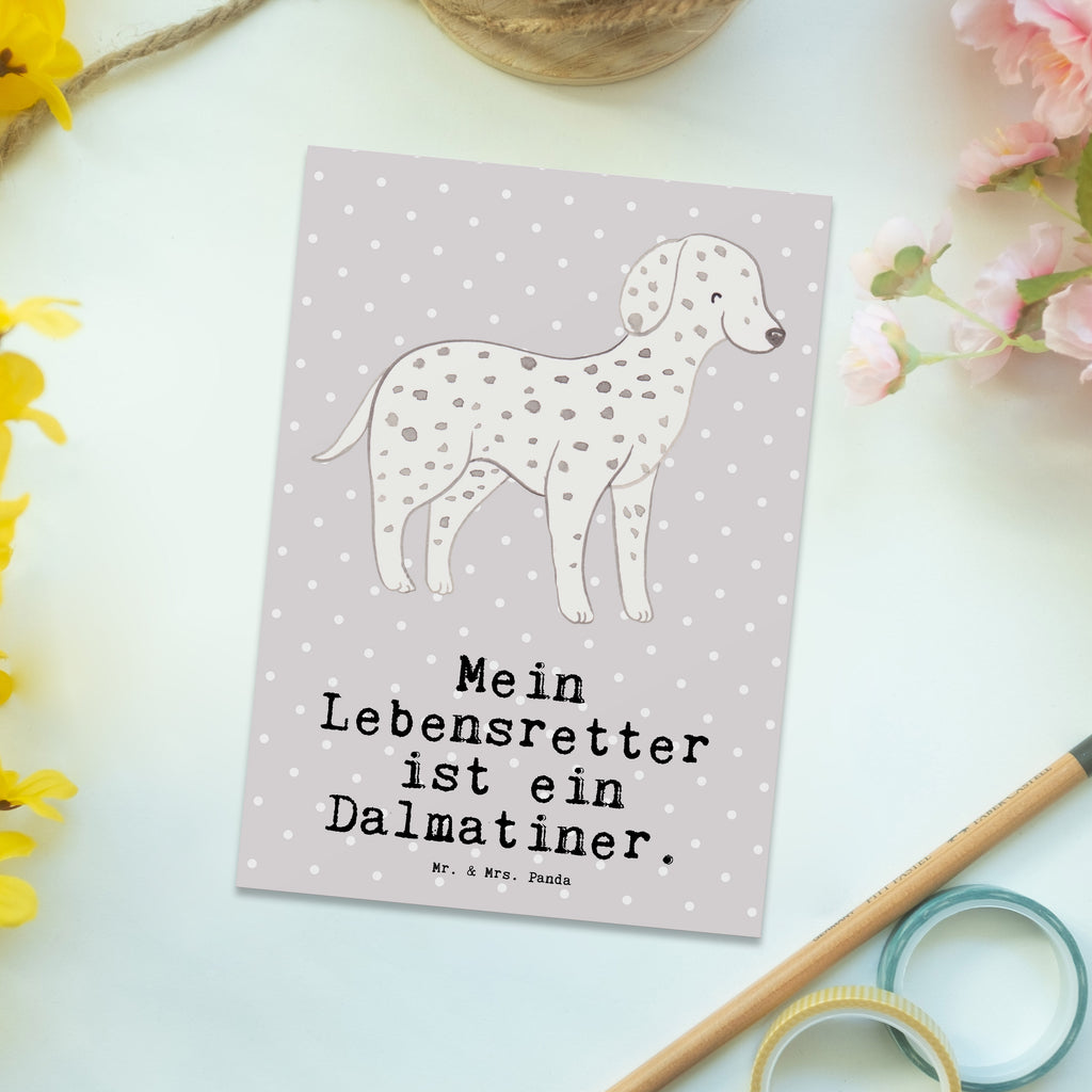 Postkarte Dalmatiner Lebensretter Postkarte, Karte, Geschenkkarte, Grußkarte, Einladung, Ansichtskarte, Geburtstagskarte, Einladungskarte, Dankeskarte, Ansichtskarten, Einladung Geburtstag, Einladungskarten Geburtstag, Hund, Hunderasse, Rassehund, Hundebesitzer, Geschenk, Tierfreund, Schenken, Welpe, Dalmatiner, Dalmatinac