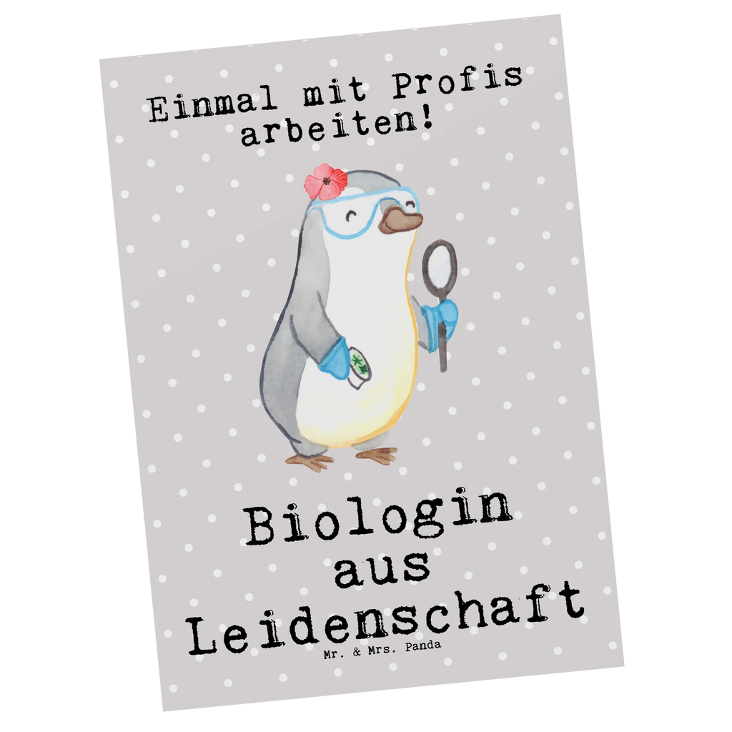 Postkarte Biologin aus Leidenschaft Postkarte, Karte, Geschenkkarte, Grußkarte, Einladung, Ansichtskarte, Geburtstagskarte, Einladungskarte, Dankeskarte, Ansichtskarten, Einladung Geburtstag, Einladungskarten Geburtstag, Beruf, Ausbildung, Jubiläum, Abschied, Rente, Kollege, Kollegin, Geschenk, Schenken, Arbeitskollege, Mitarbeiter, Firma, Danke, Dankeschön, Biologin, Biologie, Naturwissenschaftlerin, Labor, Studium, Bachelor, Master