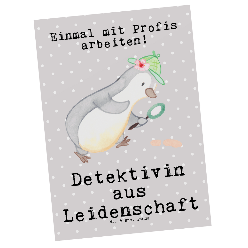 Postkarte Detektivin aus Leidenschaft Postkarte, Karte, Geschenkkarte, Grußkarte, Einladung, Ansichtskarte, Geburtstagskarte, Einladungskarte, Dankeskarte, Ansichtskarten, Einladung Geburtstag, Einladungskarten Geburtstag, Beruf, Ausbildung, Jubiläum, Abschied, Rente, Kollege, Kollegin, Geschenk, Schenken, Arbeitskollege, Mitarbeiter, Firma, Danke, Dankeschön, Detektivin, Ermittlerin, Agentin, Privatdetektei, Berufsdetektivin, Wirtschaftsdetektei, Detektivausbildung, Spurensuche