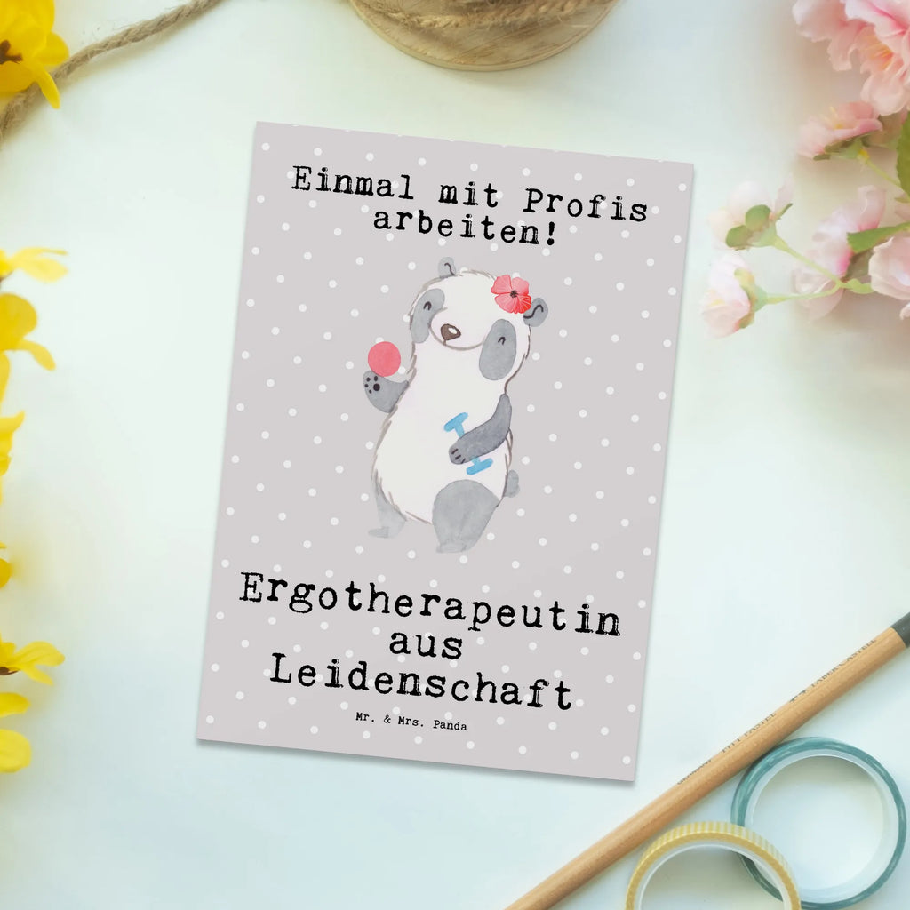 Postkarte Ergotherapeutin aus Leidenschaft Postkarte, Karte, Geschenkkarte, Grußkarte, Einladung, Ansichtskarte, Geburtstagskarte, Einladungskarte, Dankeskarte, Ansichtskarten, Einladung Geburtstag, Einladungskarten Geburtstag, Beruf, Ausbildung, Jubiläum, Abschied, Rente, Kollege, Kollegin, Geschenk, Schenken, Arbeitskollege, Mitarbeiter, Firma, Danke, Dankeschön, Ergotherapeutin, Ergotherapie