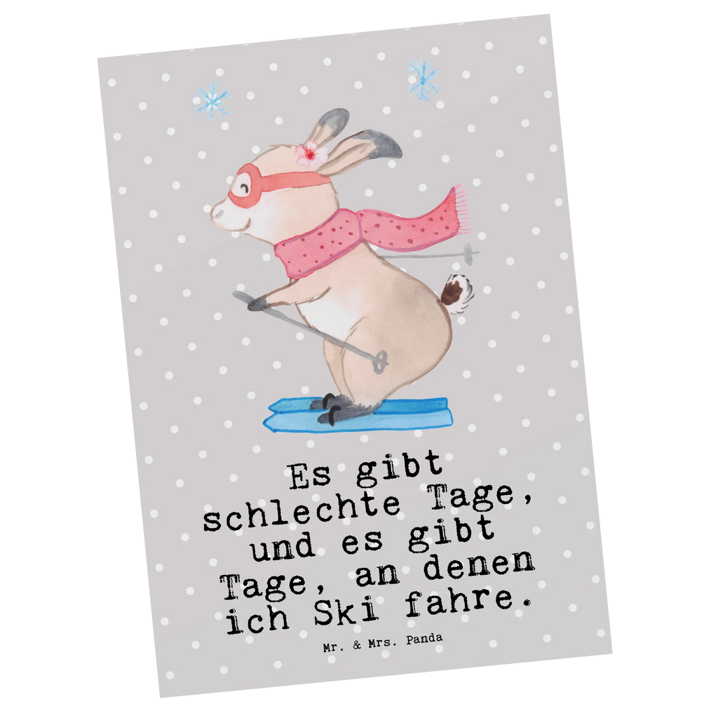 Postkarte Hase Skifahren Postkarte, Karte, Geschenkkarte, Grußkarte, Einladung, Ansichtskarte, Geburtstagskarte, Einladungskarte, Dankeskarte, Ansichtskarten, Einladung Geburtstag, Einladungskarten Geburtstag, Geschenk, Sport, Sportart, Hobby, Schenken, Danke, Dankeschön, Auszeichnung, Gewinn, Sportler, Ski fahren, Skifahren, Skisport, Skiwettbewerb, Skirennen