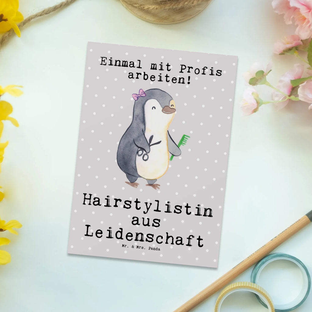 Postkarte Hairstylistin Leidenschaft Postkarte, Karte, Geschenkkarte, Grußkarte, Einladung, Ansichtskarte, Geburtstagskarte, Einladungskarte, Dankeskarte, Ansichtskarten, Einladung Geburtstag, Einladungskarten Geburtstag, Beruf, Ausbildung, Jubiläum, Abschied, Rente, Kollege, Kollegin, Geschenk, Schenken, Arbeitskollege, Mitarbeiter, Firma, Danke, Dankeschön, Frisörin, Haarstylistin, Hairstylistin, Friseursalon