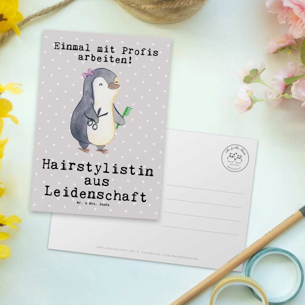 Postkarte Hairstylistin Leidenschaft Postkarte, Karte, Geschenkkarte, Grußkarte, Einladung, Ansichtskarte, Geburtstagskarte, Einladungskarte, Dankeskarte, Ansichtskarten, Einladung Geburtstag, Einladungskarten Geburtstag, Beruf, Ausbildung, Jubiläum, Abschied, Rente, Kollege, Kollegin, Geschenk, Schenken, Arbeitskollege, Mitarbeiter, Firma, Danke, Dankeschön, Frisörin, Haarstylistin, Hairstylistin, Friseursalon