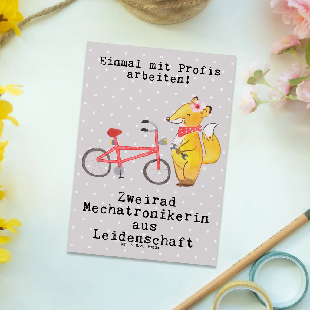 Postkarte Zweirad Mechatronikerin Leidenschaft Postkarte, Karte, Geschenkkarte, Grußkarte, Einladung, Ansichtskarte, Geburtstagskarte, Einladungskarte, Dankeskarte, Ansichtskarten, Einladung Geburtstag, Einladungskarten Geburtstag, Beruf, Ausbildung, Jubiläum, Abschied, Rente, Kollege, Kollegin, Geschenk, Schenken, Arbeitskollege, Mitarbeiter, Firma, Danke, Dankeschön