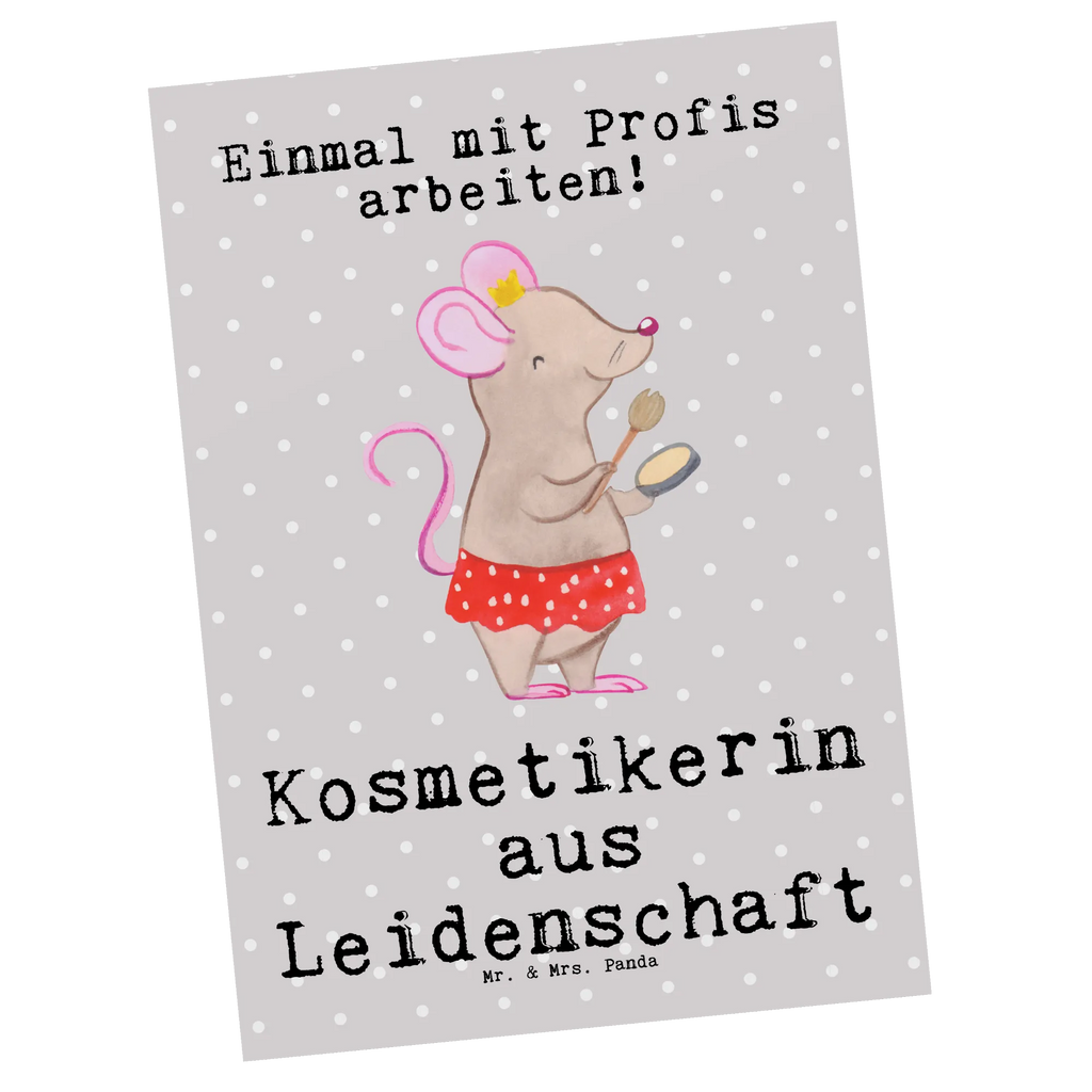 Postkarte Kosmetikerin aus Leidenschaft Postkarte, Karte, Geschenkkarte, Grußkarte, Einladung, Ansichtskarte, Geburtstagskarte, Einladungskarte, Dankeskarte, Ansichtskarten, Einladung Geburtstag, Einladungskarten Geburtstag, Beruf, Ausbildung, Jubiläum, Abschied, Rente, Kollege, Kollegin, Geschenk, Schenken, Arbeitskollege, Mitarbeiter, Firma, Danke, Dankeschön, Kosmetikerin, Make Up Artist, Maskenbildnerin, Visagistin, Beauty Salon, Kosmetikstudio, Eröffnung