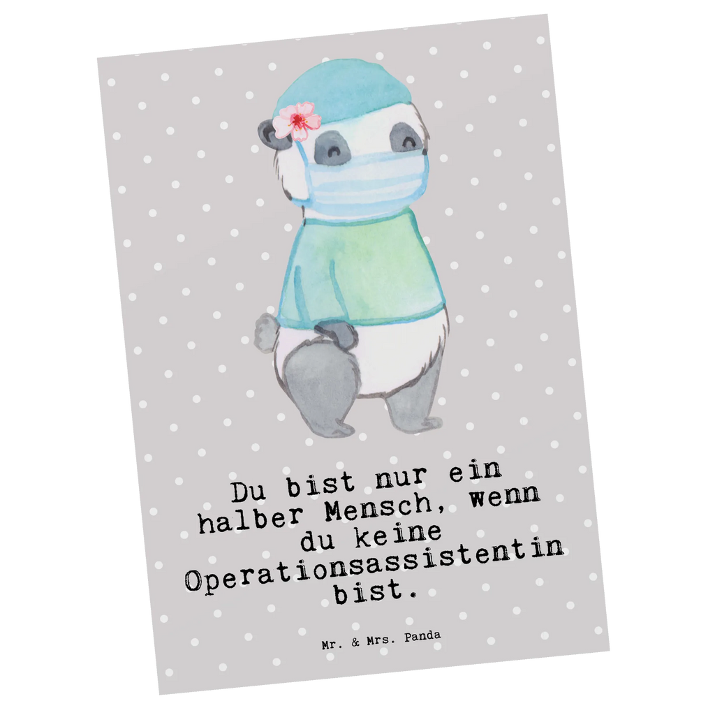 Postkarte Operationsassistentin mit Herz Postkarte, Karte, Geschenkkarte, Grußkarte, Einladung, Ansichtskarte, Geburtstagskarte, Einladungskarte, Dankeskarte, Ansichtskarten, Einladung Geburtstag, Einladungskarten Geburtstag, Beruf, Ausbildung, Jubiläum, Abschied, Rente, Kollege, Kollegin, Geschenk, Schenken, Arbeitskollege, Mitarbeiter, Firma, Danke, Dankeschön, Operationsassistentin, Operationstechnische Assistentin, OTA, OP Assistentin, Operationsassistenz