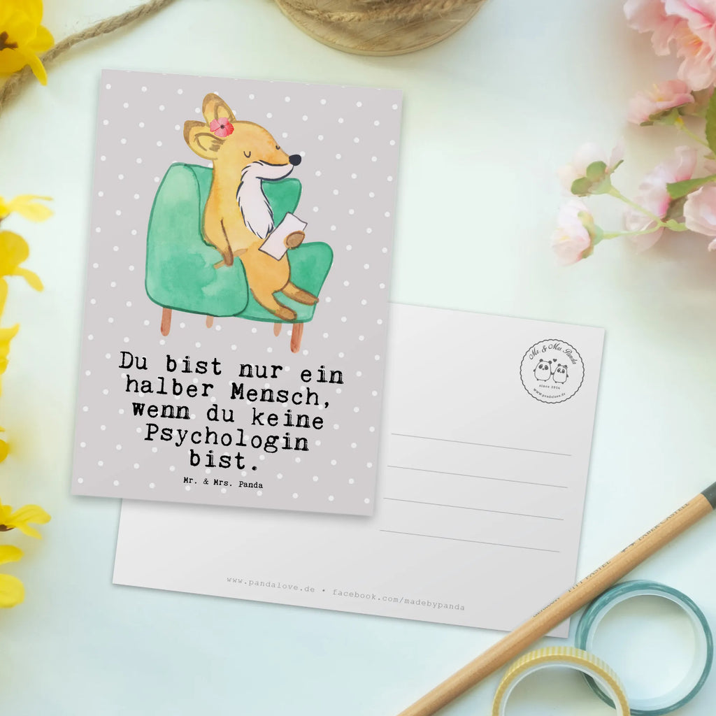 Postkarte Psychologin mit Herz Postkarte, Karte, Geschenkkarte, Grußkarte, Einladung, Ansichtskarte, Geburtstagskarte, Einladungskarte, Dankeskarte, Ansichtskarten, Einladung Geburtstag, Einladungskarten Geburtstag, Beruf, Ausbildung, Jubiläum, Abschied, Rente, Kollege, Kollegin, Geschenk, Schenken, Arbeitskollege, Mitarbeiter, Firma, Danke, Dankeschön