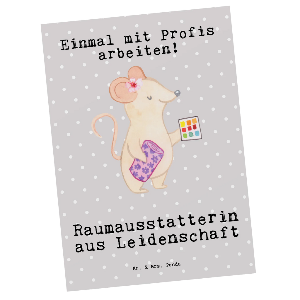 Postkarte Raumausstatterin aus Leidenschaft Postkarte, Karte, Geschenkkarte, Grußkarte, Einladung, Ansichtskarte, Geburtstagskarte, Einladungskarte, Dankeskarte, Ansichtskarten, Einladung Geburtstag, Einladungskarten Geburtstag, Beruf, Ausbildung, Jubiläum, Abschied, Rente, Kollege, Kollegin, Geschenk, Schenken, Arbeitskollege, Mitarbeiter, Firma, Danke, Dankeschön