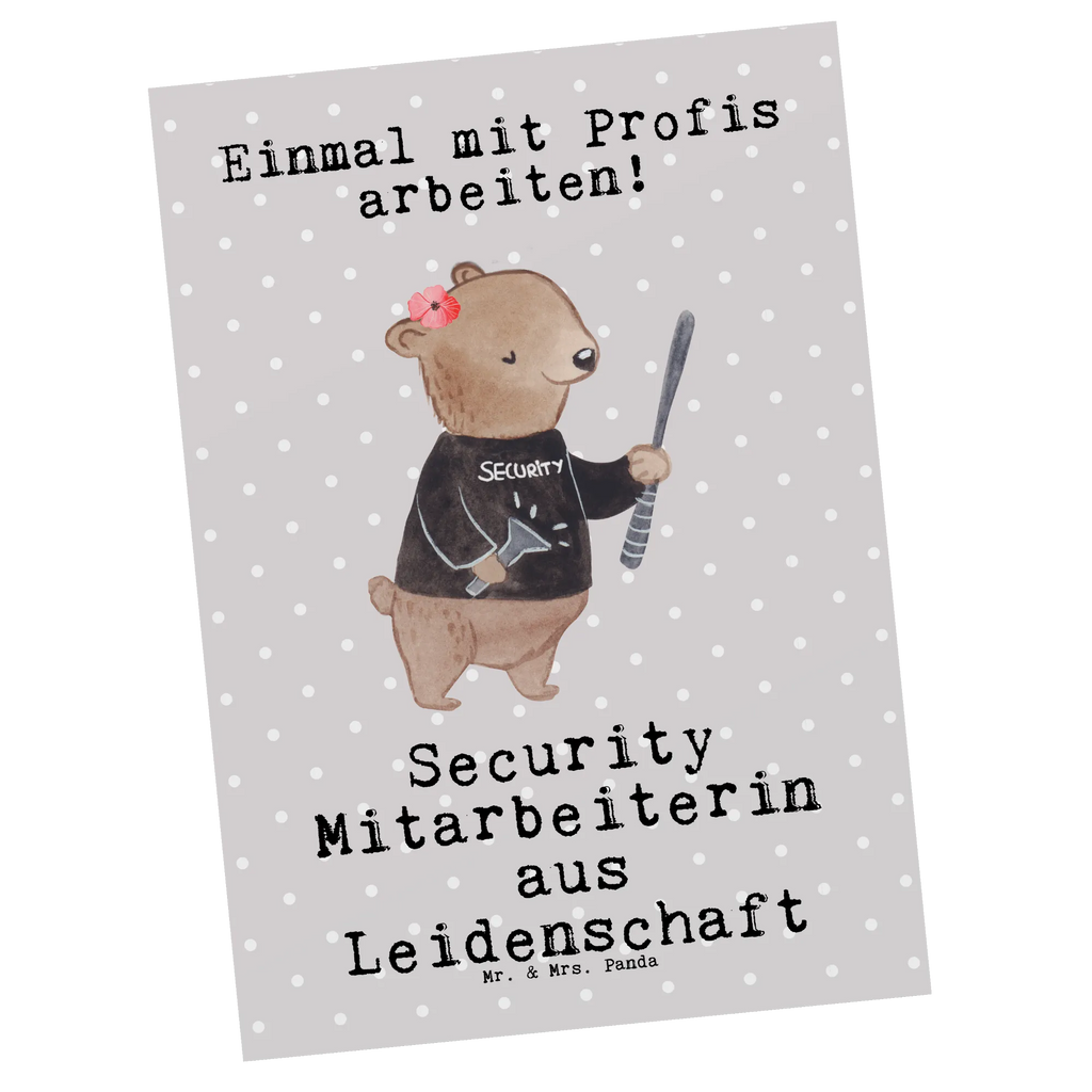 Postkarte Security Mitarbeiterin Leidenschaft Postkarte, Karte, Geschenkkarte, Grußkarte, Einladung, Ansichtskarte, Geburtstagskarte, Einladungskarte, Dankeskarte, Ansichtskarten, Einladung Geburtstag, Einladungskarten Geburtstag, Beruf, Ausbildung, Jubiläum, Abschied, Rente, Kollege, Kollegin, Geschenk, Schenken, Arbeitskollege, Mitarbeiter, Firma, Danke, Dankeschön