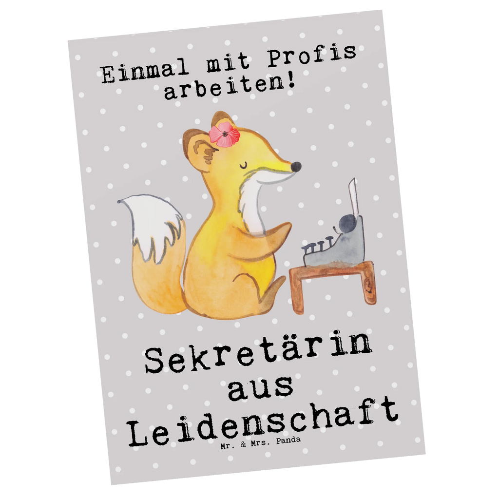 Postkarte Sekretärin aus Leidenschaft Postkarte, Karte, Geschenkkarte, Grußkarte, Einladung, Ansichtskarte, Geburtstagskarte, Einladungskarte, Dankeskarte, Ansichtskarten, Einladung Geburtstag, Einladungskarten Geburtstag, Beruf, Ausbildung, Jubiläum, Abschied, Rente, Kollege, Kollegin, Geschenk, Schenken, Arbeitskollege, Mitarbeiter, Firma, Danke, Dankeschön