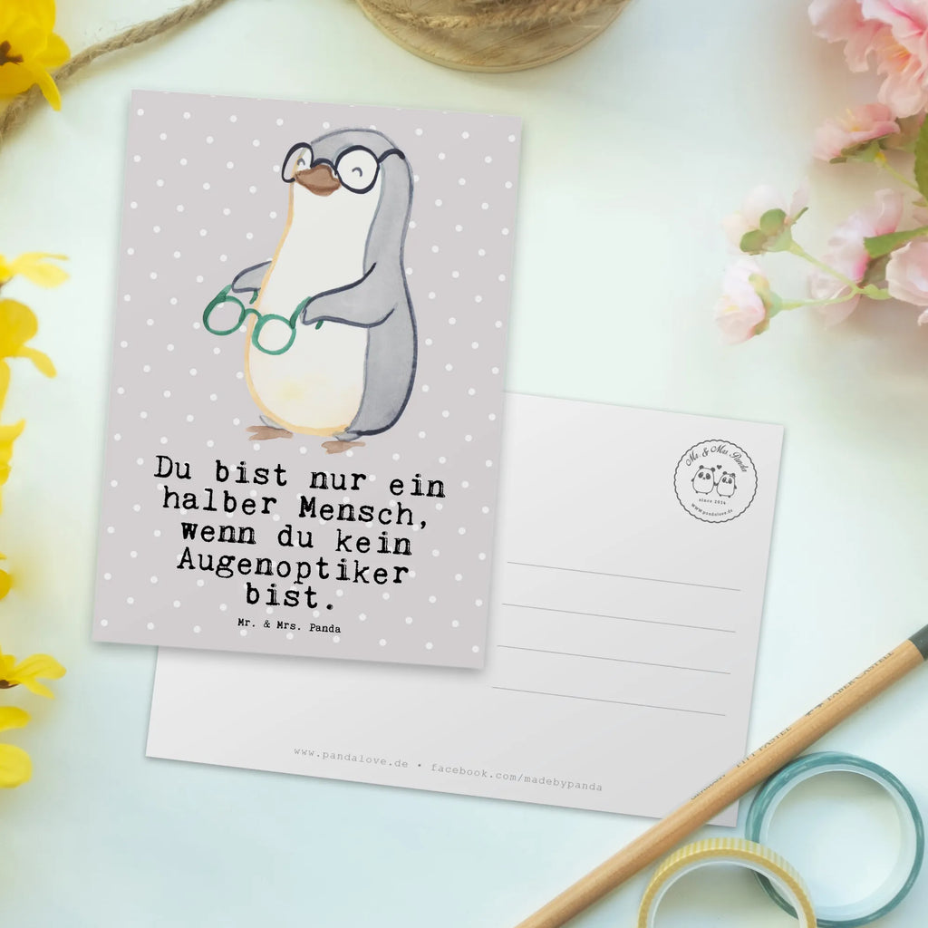 Postkarte Augenoptiker mit Herz Postkarte, Karte, Geschenkkarte, Grußkarte, Einladung, Ansichtskarte, Geburtstagskarte, Einladungskarte, Dankeskarte, Ansichtskarten, Einladung Geburtstag, Einladungskarten Geburtstag, Beruf, Ausbildung, Jubiläum, Abschied, Rente, Kollege, Kollegin, Geschenk, Schenken, Arbeitskollege, Mitarbeiter, Firma, Danke, Dankeschön, Augenoptiker, Optiker, Augenarzt, Optometrist, Brillenverkäufer, Brillengeschäft, Eröffnung