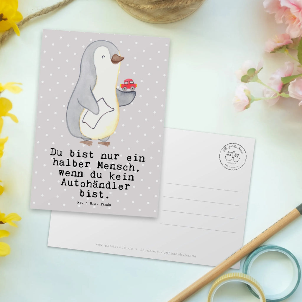 Postkarte Autohändler mit Herz Postkarte, Karte, Geschenkkarte, Grußkarte, Einladung, Ansichtskarte, Geburtstagskarte, Einladungskarte, Dankeskarte, Ansichtskarten, Einladung Geburtstag, Einladungskarten Geburtstag, Beruf, Ausbildung, Jubiläum, Abschied, Rente, Kollege, Kollegin, Geschenk, Schenken, Arbeitskollege, Mitarbeiter, Firma, Danke, Dankeschön, Autohändler, Eröffnung Autohaus, Autohandel, Gebrauchtwagenhändler, Autoverkäufer