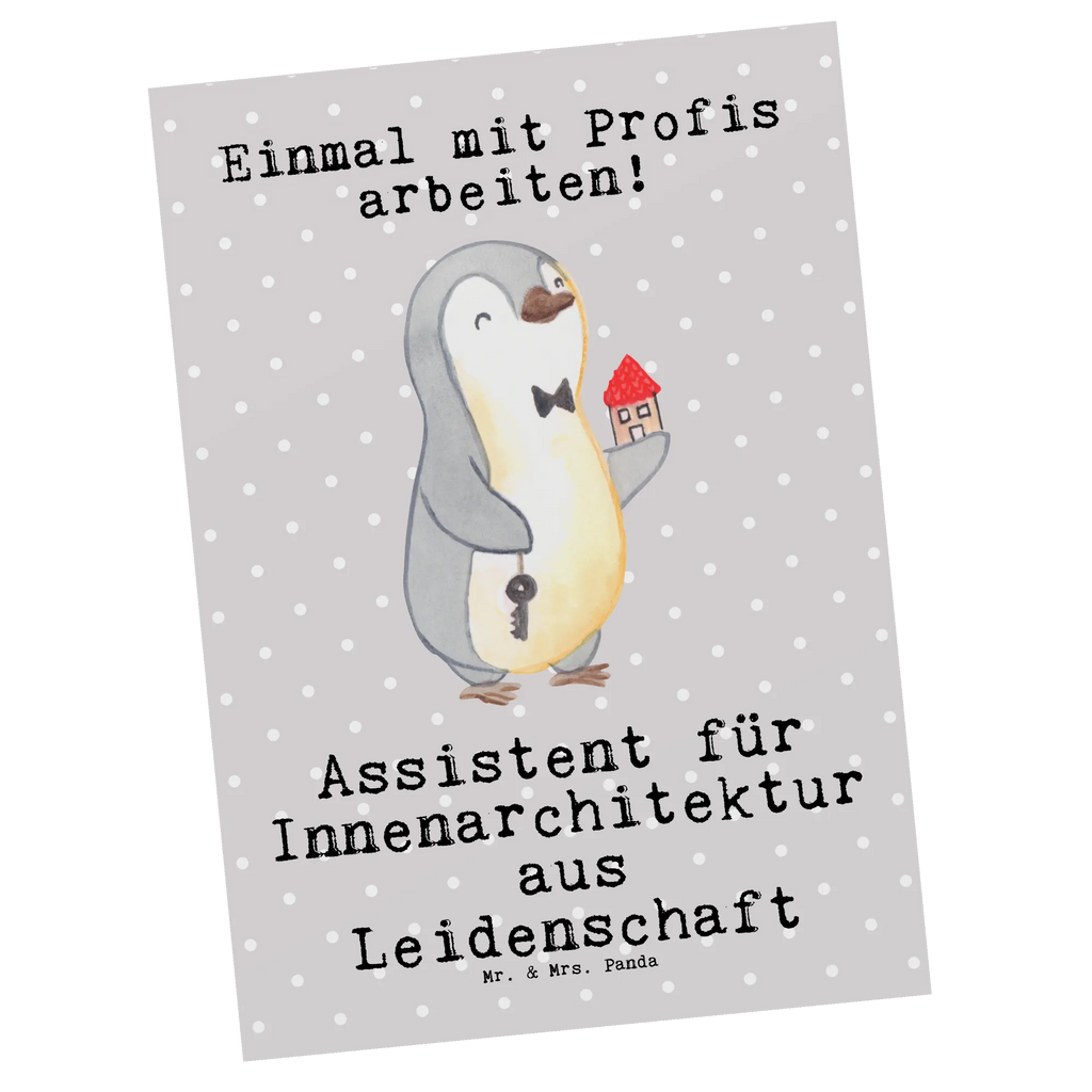 Postkarte Assistent für Innenarchitektur Leidenschaft Postkarte, Karte, Geschenkkarte, Grußkarte, Einladung, Ansichtskarte, Geburtstagskarte, Einladungskarte, Dankeskarte, Ansichtskarten, Einladung Geburtstag, Einladungskarten Geburtstag, Beruf, Ausbildung, Jubiläum, Abschied, Rente, Kollege, Kollegin, Geschenk, Schenken, Arbeitskollege, Mitarbeiter, Firma, Danke, Dankeschön