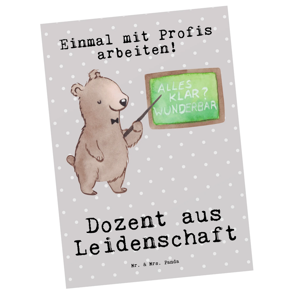 Postkarte Dozent aus Leidenschaft Postkarte, Karte, Geschenkkarte, Grußkarte, Einladung, Ansichtskarte, Geburtstagskarte, Einladungskarte, Dankeskarte, Ansichtskarten, Einladung Geburtstag, Einladungskarten Geburtstag, Beruf, Ausbildung, Jubiläum, Abschied, Rente, Kollege, Kollegin, Geschenk, Schenken, Arbeitskollege, Mitarbeiter, Firma, Danke, Dankeschön, Dozent, Professor, Universität, Vorlesung, Tutor, Akademiker, Uni, Unterricht