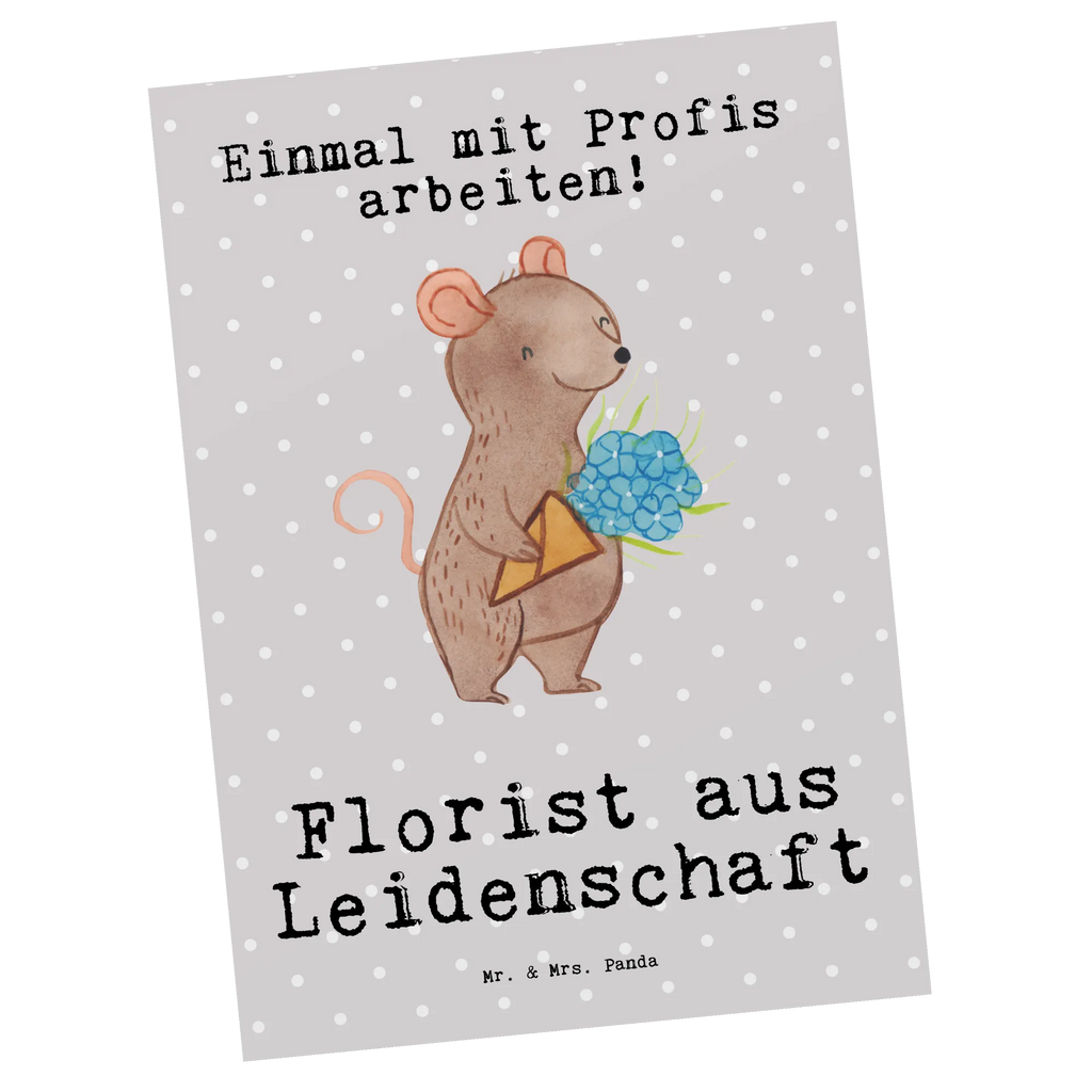 Postkarte Florist aus Leidenschaft Postkarte, Karte, Geschenkkarte, Grußkarte, Einladung, Ansichtskarte, Geburtstagskarte, Einladungskarte, Dankeskarte, Ansichtskarten, Einladung Geburtstag, Einladungskarten Geburtstag, Beruf, Ausbildung, Jubiläum, Abschied, Rente, Kollege, Kollegin, Geschenk, Schenken, Arbeitskollege, Mitarbeiter, Firma, Danke, Dankeschön, Blumenhändler, Florist, Blumenlanden, Blumenprofi