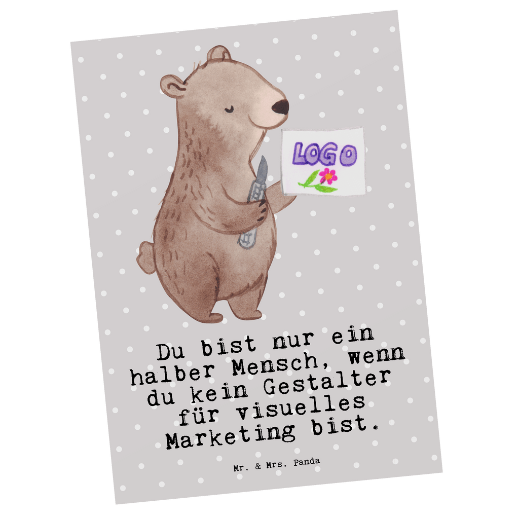 Postkarte Gestalter für visuelles Marketing mit Herz Postkarte, Karte, Geschenkkarte, Grußkarte, Einladung, Ansichtskarte, Geburtstagskarte, Einladungskarte, Dankeskarte, Ansichtskarten, Einladung Geburtstag, Einladungskarten Geburtstag, Beruf, Ausbildung, Jubiläum, Abschied, Rente, Kollege, Kollegin, Geschenk, Schenken, Arbeitskollege, Mitarbeiter, Firma, Danke, Dankeschön