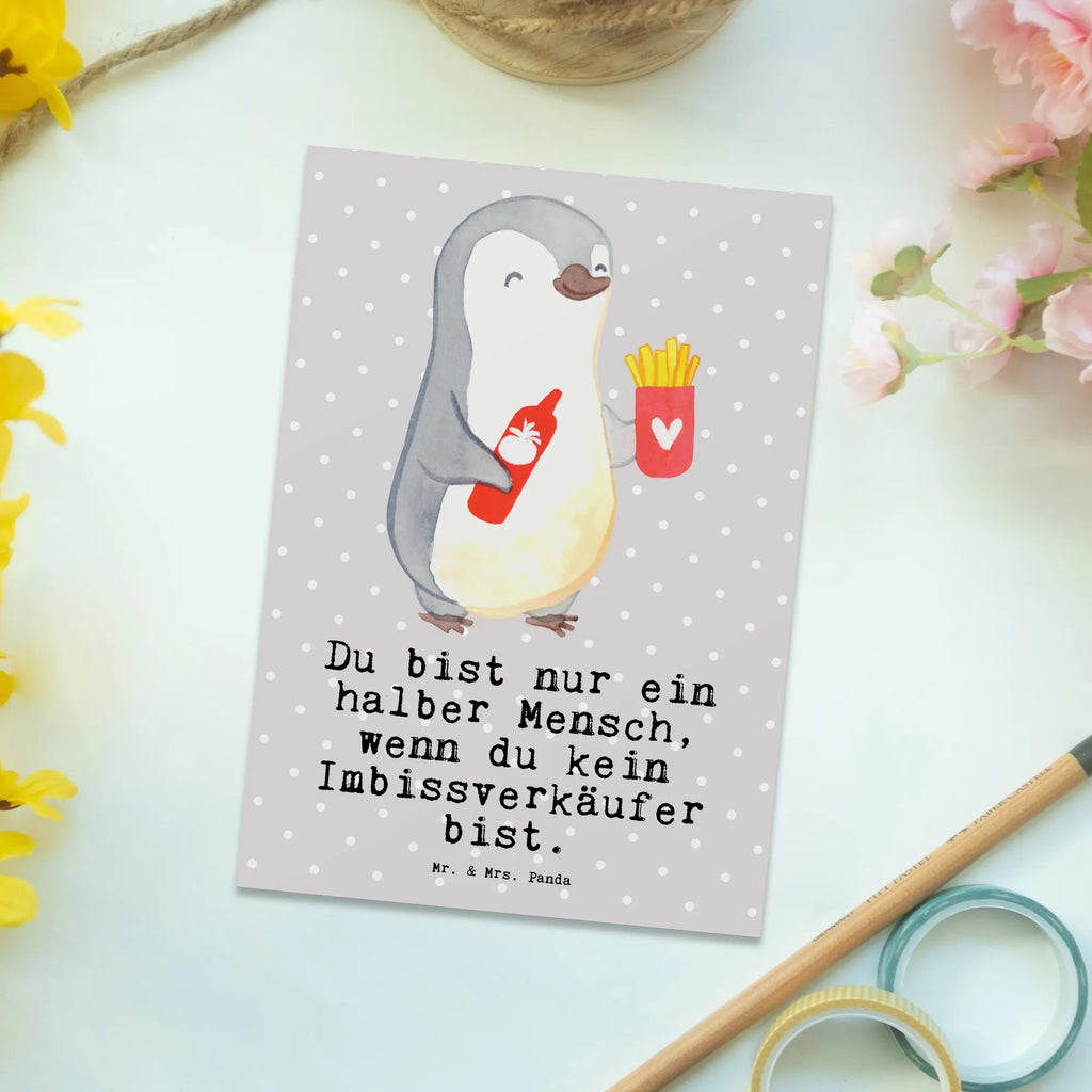 Postkarte Imbissverkäufer Herz Postkarte, Karte, Geschenkkarte, Grußkarte, Einladung, Ansichtskarte, Geburtstagskarte, Einladungskarte, Dankeskarte, Ansichtskarten, Einladung Geburtstag, Einladungskarten Geburtstag, Beruf, Ausbildung, Jubiläum, Abschied, Rente, Kollege, Kollegin, Geschenk, Schenken, Arbeitskollege, Mitarbeiter, Firma, Danke, Dankeschön, Imbissbesitzer, Imbissverkäufer, Pommesverkäufer, Pommesliebe