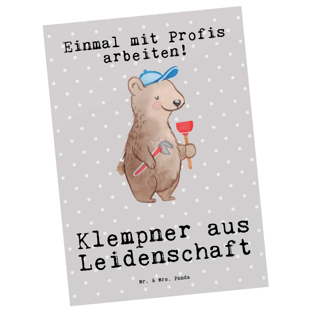 Postkarte Klempner aus Leidenschaft Postkarte, Karte, Geschenkkarte, Grußkarte, Einladung, Ansichtskarte, Geburtstagskarte, Einladungskarte, Dankeskarte, Ansichtskarten, Einladung Geburtstag, Einladungskarten Geburtstag, Beruf, Ausbildung, Jubiläum, Abschied, Rente, Kollege, Kollegin, Geschenk, Schenken, Arbeitskollege, Mitarbeiter, Firma, Danke, Dankeschön, Klempner, Handwerker, Installateur, Meister, Gesellenprüfung, Fachbetrieb, Bauklempner, Sanitärinstallationen