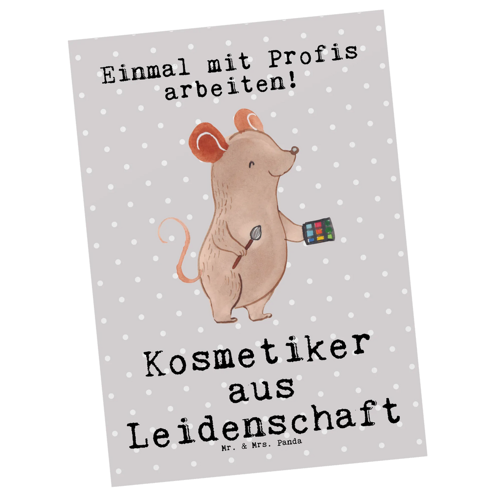 Postkarte Kosmetiker aus Leidenschaft Postkarte, Karte, Geschenkkarte, Grußkarte, Einladung, Ansichtskarte, Geburtstagskarte, Einladungskarte, Dankeskarte, Ansichtskarten, Einladung Geburtstag, Einladungskarten Geburtstag, Beruf, Ausbildung, Jubiläum, Abschied, Rente, Kollege, Kollegin, Geschenk, Schenken, Arbeitskollege, Mitarbeiter, Firma, Danke, Dankeschön, Kosmetiker, Make Up Artist, Maskenbildner, Visagist, Beauty Salon, Kosmetikstudio, Eröffnung