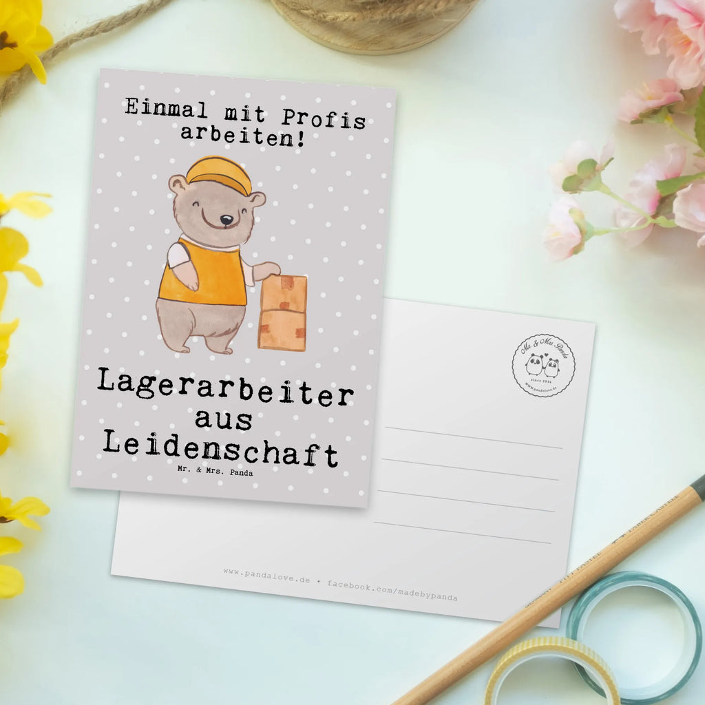 Postkarte Lagerarbeiter Leidenschaft Postkarte, Karte, Geschenkkarte, Grußkarte, Einladung, Ansichtskarte, Geburtstagskarte, Einladungskarte, Dankeskarte, Ansichtskarten, Einladung Geburtstag, Einladungskarten Geburtstag, Beruf, Ausbildung, Jubiläum, Abschied, Rente, Kollege, Kollegin, Geschenk, Schenken, Arbeitskollege, Mitarbeiter, Firma, Danke, Dankeschön, Lagerarbeiter, Fachlagerist, Lagerist, Lagerverwalter