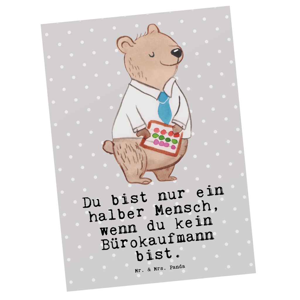 Postkarte Bürokaufmann mit Herz Postkarte, Karte, Geschenkkarte, Grußkarte, Einladung, Ansichtskarte, Geburtstagskarte, Einladungskarte, Dankeskarte, Ansichtskarten, Einladung Geburtstag, Einladungskarten Geburtstag, Beruf, Ausbildung, Jubiläum, Abschied, Rente, Kollege, Kollegin, Geschenk, Schenken, Arbeitskollege, Mitarbeiter, Firma, Danke, Dankeschön, Bürokaufmann, Kaufmann für Büromanagement