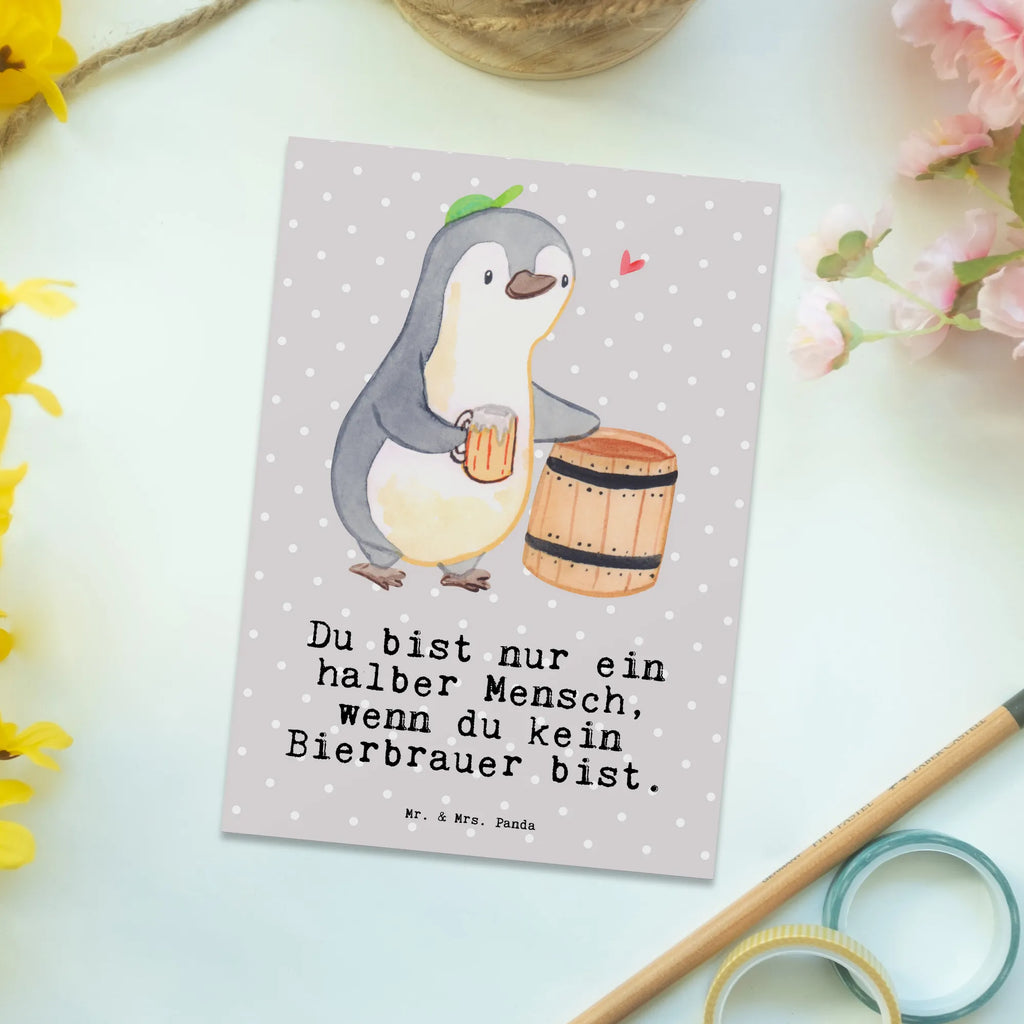 Postkarte Bierbrauer mit Herz Postkarte, Karte, Geschenkkarte, Grußkarte, Einladung, Ansichtskarte, Geburtstagskarte, Einladungskarte, Dankeskarte, Ansichtskarten, Einladung Geburtstag, Einladungskarten Geburtstag, Beruf, Ausbildung, Jubiläum, Abschied, Rente, Kollege, Kollegin, Geschenk, Schenken, Arbeitskollege, Mitarbeiter, Firma, Danke, Dankeschön, Bierbrauer, Biertrinker, Bierkenner, Biergeschenk, Hobbybrauen, Heimbrauen, Selbstbrauen, Bierliebe, Bierfass