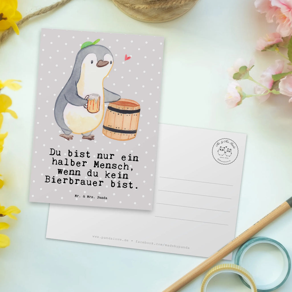 Postkarte Bierbrauer mit Herz Postkarte, Karte, Geschenkkarte, Grußkarte, Einladung, Ansichtskarte, Geburtstagskarte, Einladungskarte, Dankeskarte, Ansichtskarten, Einladung Geburtstag, Einladungskarten Geburtstag, Beruf, Ausbildung, Jubiläum, Abschied, Rente, Kollege, Kollegin, Geschenk, Schenken, Arbeitskollege, Mitarbeiter, Firma, Danke, Dankeschön, Bierbrauer, Biertrinker, Bierkenner, Biergeschenk, Hobbybrauen, Heimbrauen, Selbstbrauen, Bierliebe, Bierfass