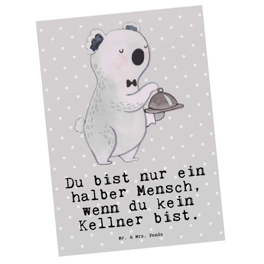 Postkarte Kellner mit Herz Postkarte, Karte, Geschenkkarte, Grußkarte, Einladung, Ansichtskarte, Geburtstagskarte, Einladungskarte, Dankeskarte, Ansichtskarten, Einladung Geburtstag, Einladungskarten Geburtstag, Beruf, Ausbildung, Jubiläum, Abschied, Rente, Kollege, Kollegin, Geschenk, Schenken, Arbeitskollege, Mitarbeiter, Firma, Danke, Dankeschön, Kellner, Servicekraft, Restaurant, Ober