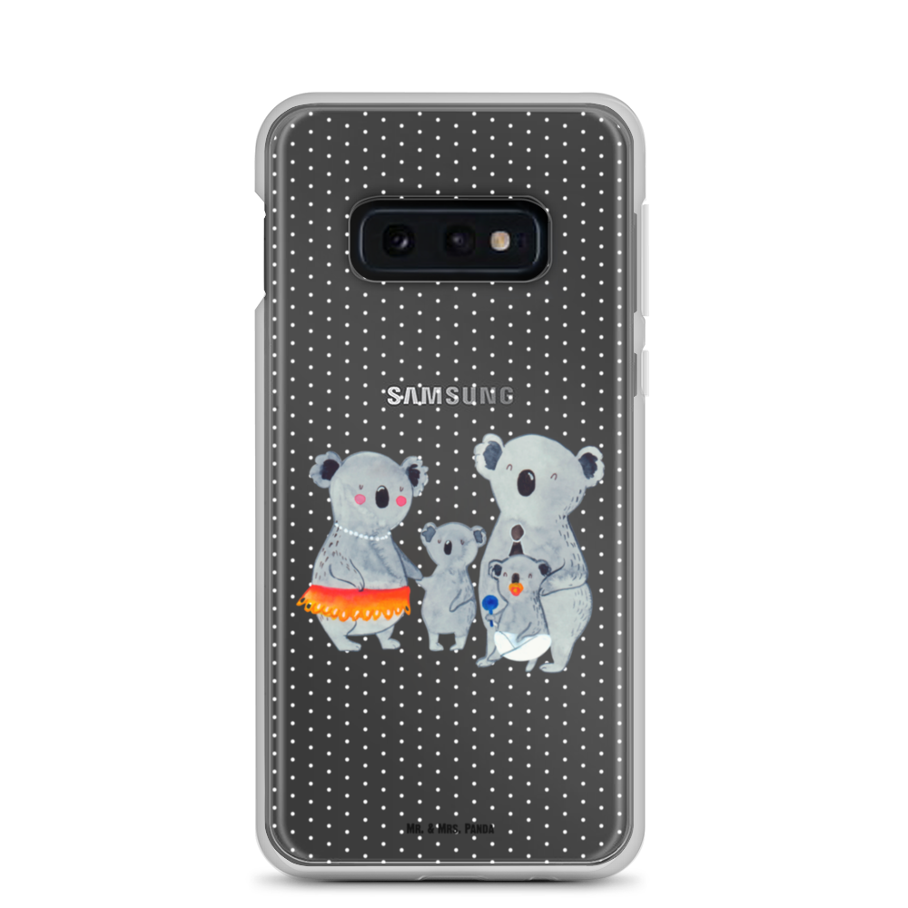 Handyhülle Koala Familie Handyhülle, Handycover, Transparente Handyhülle, Flexible Handyhülle, Handyschutz, Transparent, Durchsichtig, Schutzhülle für Handy, Stilvolle Handyhülle, Robuste Handyhülle, Schutz vor Kratzern, Schützende Handyhülle, Familie, Vatertag, Muttertag, Bruder, Schwester, Mama, Papa, Oma, Opa, Koala, Koalas, Family, Kinder, Geschwister, Familienleben