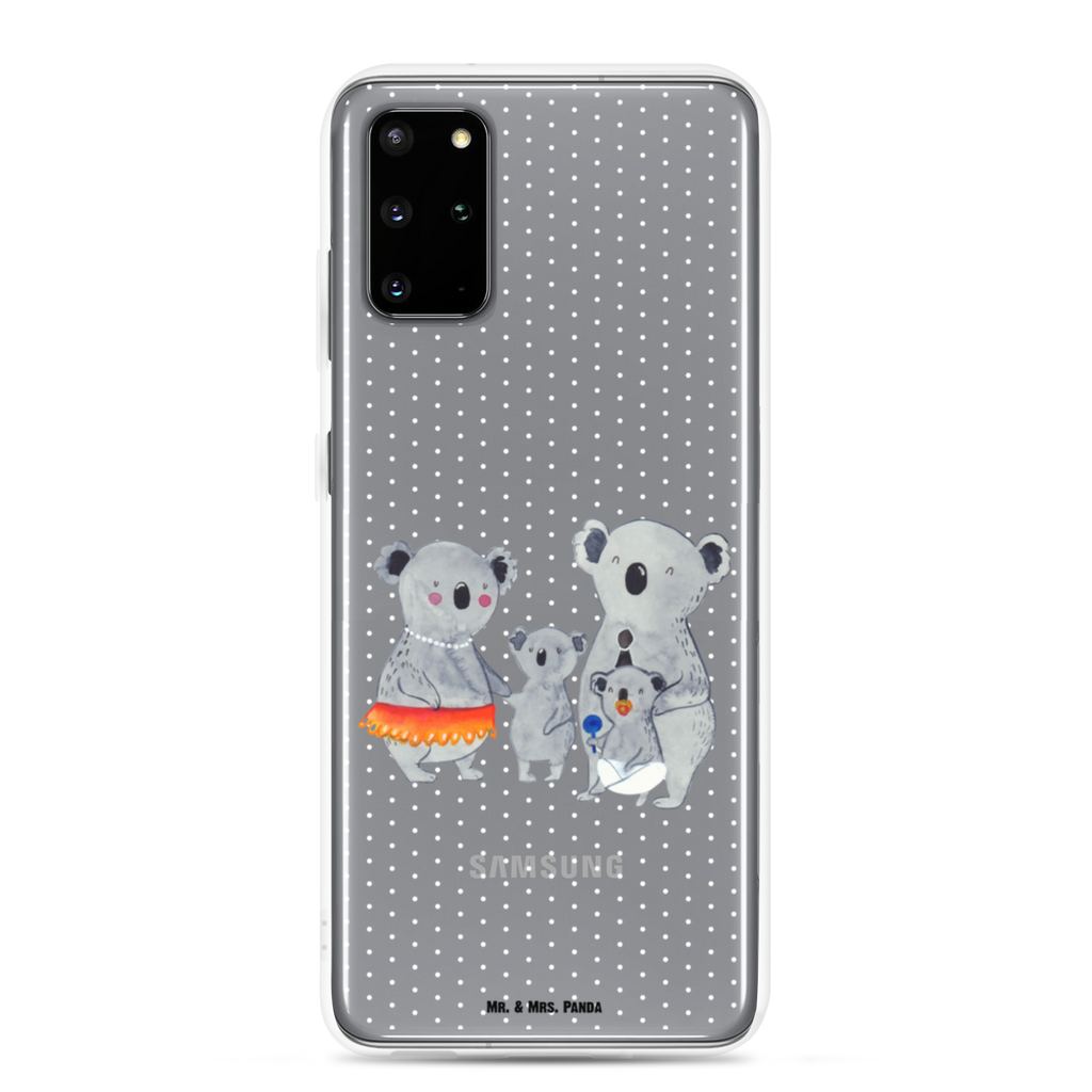 Handyhülle Koala Familie Handyhülle, Handycover, Transparente Handyhülle, Flexible Handyhülle, Handyschutz, Transparent, Durchsichtig, Schutzhülle für Handy, Stilvolle Handyhülle, Robuste Handyhülle, Schutz vor Kratzern, Schützende Handyhülle, Familie, Vatertag, Muttertag, Bruder, Schwester, Mama, Papa, Oma, Opa, Koala, Koalas, Family, Kinder, Geschwister, Familienleben