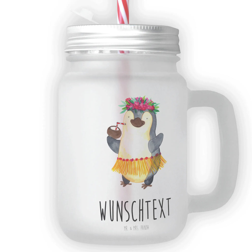 Personalisiertes Trinkglas Mason Jar Pinguin Kokosnuss Personalisiertes Mason Jar, Personalisiertes Glas, Personalisiertes Trinkglas, Personalisiertes Henkelglas, Personalisiertes Sommerglas, Personalisiertes Einmachglas, Personalisiertes Cocktailglas, Personalisiertes Cocktail-Glas, mit Namen, Wunschtext, Wunschnamen, Mason Jar selbst bedrucken, Wunschglas mit Namen, Bedrucktes Trinkglas, Geschenk mit Namen, Pinguin, Aloha, Hawaii, Urlaub, Kokosnuss, Pinguine