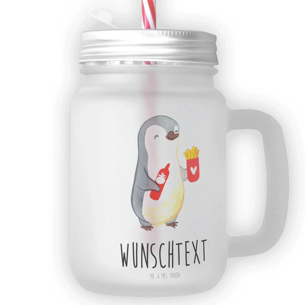 Personalisiertes Trinkglas Mason Jar Pinguin Pommes Personalisiertes Mason Jar, Personalisiertes Glas, Personalisiertes Trinkglas, Personalisiertes Henkelglas, Personalisiertes Sommerglas, Personalisiertes Einmachglas, Personalisiertes Cocktailglas, Personalisiertes Cocktail-Glas, mit Namen, Wunschtext, Wunschnamen, Mason Jar selbst bedrucken, Wunschglas mit Namen, Bedrucktes Trinkglas, Geschenk mit Namen, Liebe, Partner, Freund, Freundin, Ehemann, Ehefrau, Heiraten, Verlobung, Heiratsantrag, Liebesgeschenk, Jahrestag, Hocheitstag, Valentinstag, Geschenk für Frauen, Hochzeitstag, Mitbringsel, Geschenk für Freundin, Geschenk für Partner, Liebesbeweis, für Männer, für Ehemann