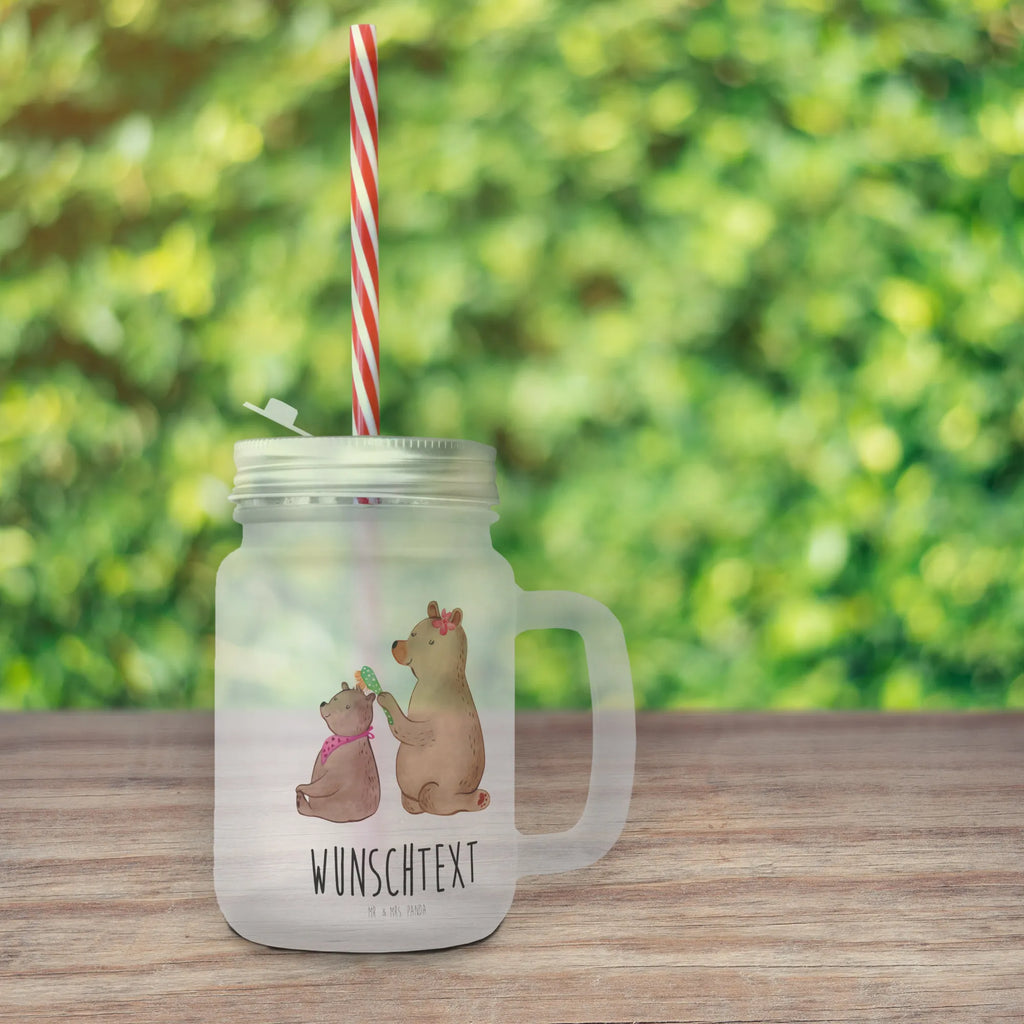 Personalisiertes Trinkglas Mason Jar Bär mit Kind Personalisiertes Mason Jar, Personalisiertes Glas, Personalisiertes Trinkglas, Personalisiertes Henkelglas, Personalisiertes Sommerglas, Personalisiertes Einmachglas, Personalisiertes Cocktailglas, Personalisiertes Cocktail-Glas, mit Namen, Wunschtext, Wunschnamen, Mason Jar selbst bedrucken, Wunschglas mit Namen, Bedrucktes Trinkglas, Geschenk mit Namen, Familie, Vatertag, Muttertag, Bruder, Schwester, Mama, Papa, Oma, Opa, Geschenk, Mutti, Mutter