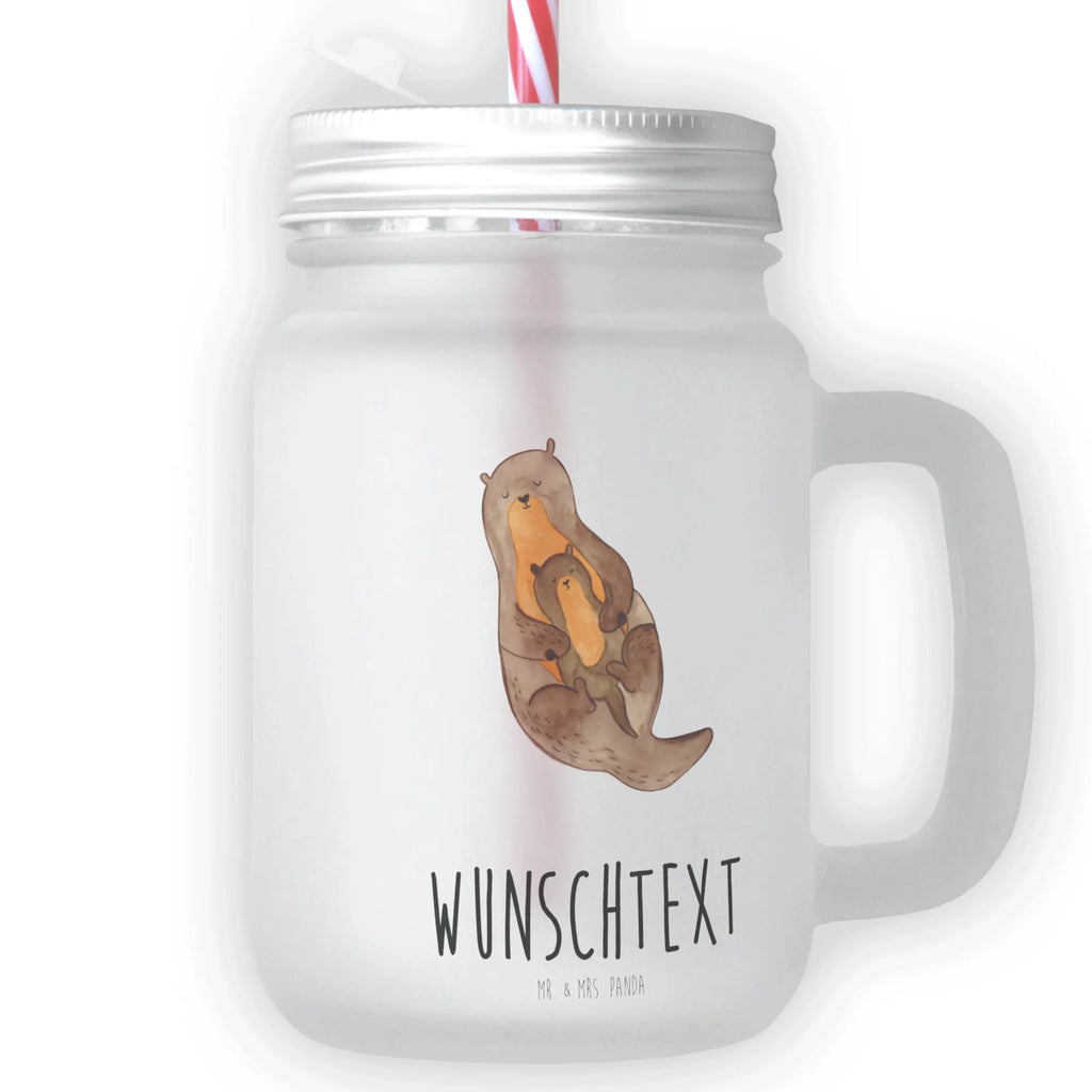 Personalisiertes Trinkglas Mason Jar Otter mit Kind Personalisiertes Mason Jar, Personalisiertes Glas, Personalisiertes Trinkglas, Personalisiertes Henkelglas, Personalisiertes Sommerglas, Personalisiertes Einmachglas, Personalisiertes Cocktailglas, Personalisiertes Cocktail-Glas, mit Namen, Wunschtext, Wunschnamen, Mason Jar selbst bedrucken, Wunschglas mit Namen, Bedrucktes Trinkglas, Geschenk mit Namen, Otter, Fischotter, Seeotter, Otter Seeotter See Otter