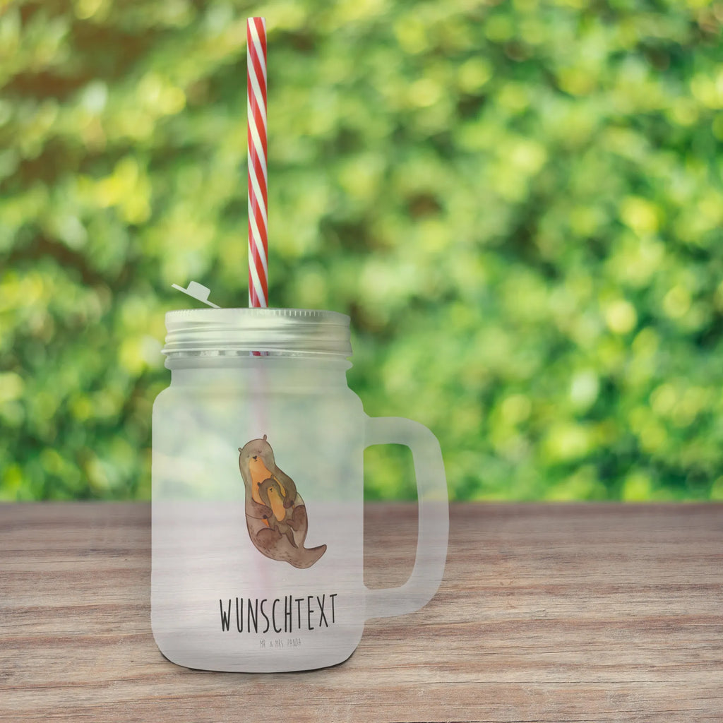 Personalisiertes Trinkglas Mason Jar Otter mit Kind Personalisiertes Mason Jar, Personalisiertes Glas, Personalisiertes Trinkglas, Personalisiertes Henkelglas, Personalisiertes Sommerglas, Personalisiertes Einmachglas, Personalisiertes Cocktailglas, Personalisiertes Cocktail-Glas, mit Namen, Wunschtext, Wunschnamen, Mason Jar selbst bedrucken, Wunschglas mit Namen, Bedrucktes Trinkglas, Geschenk mit Namen, Otter, Fischotter, Seeotter, Otter Seeotter See Otter