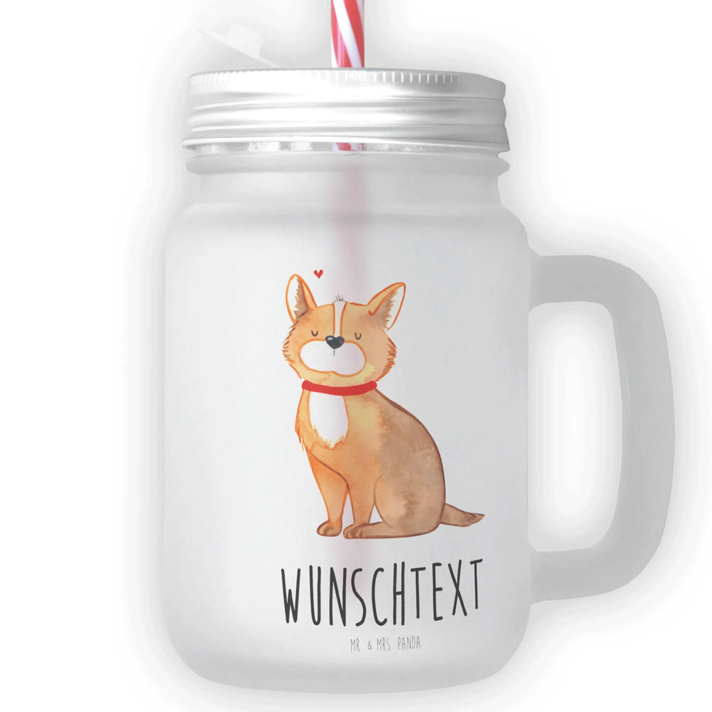 Personalisiertes Trinkglas Mason Jar Hundeglück Personalisiertes Mason Jar, Personalisiertes Glas, Personalisiertes Trinkglas, Personalisiertes Henkelglas, Personalisiertes Sommerglas, Personalisiertes Einmachglas, Personalisiertes Cocktailglas, Personalisiertes Cocktail-Glas, mit Namen, Wunschtext, Wunschnamen, Mason Jar selbst bedrucken, Wunschglas mit Namen, Bedrucktes Trinkglas, Geschenk mit Namen, Hund, Hundemotiv, Haustier, Hunderasse, Tierliebhaber, Hundebesitzer, Sprüche, Corgie, Hundeliebe, Spruch, Hundemama, Liebe