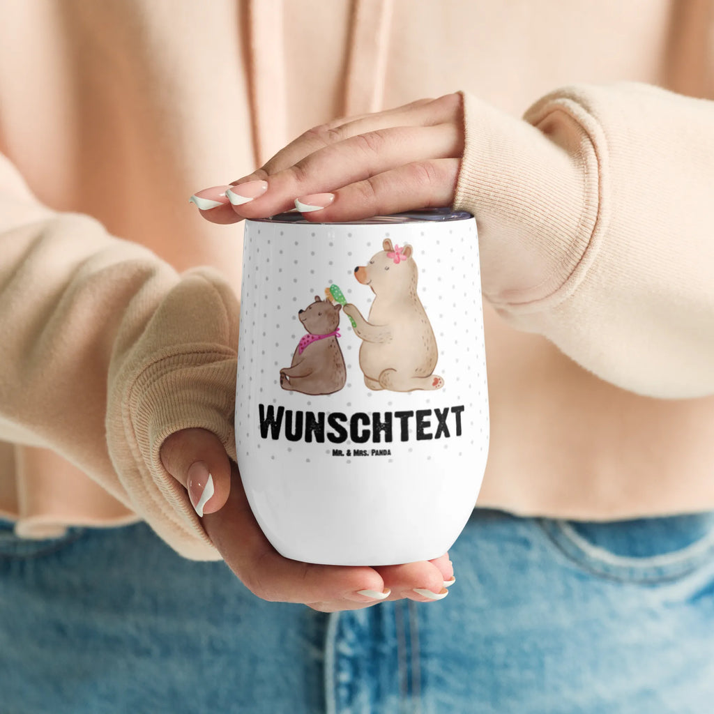 Personalisierter Weinbecher Bär mit Kind Personalisierter Weinbecher, Personalisierter Glühwein Becher, Heißgetränke, Personalisierter Trinkbecher, Personalisierter Weinkelch, Personalisiertes Weingläser, hochwertiger Weinbecher, Weinbecher Reisen, Weinbecher unterwegs, Personalisertes Sommerglas, mit Namen, Wunschtext, Personalisierung, selbst bedrucken, Personalisiertes Weinglas, Familie, Vatertag, Muttertag, Bruder, Schwester, Mama, Papa, Oma, Opa, Geschenk, Mutti, Mutter