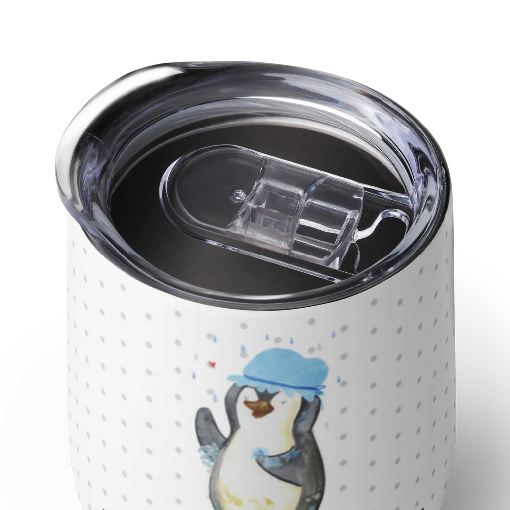 Personalisierter Weinbecher Pinguin duscht Personalisierter Weinbecher, Personalisierter Glühwein Becher, Heißgetränke, Personalisierter Trinkbecher, Personalisierter Weinkelch, Personalisiertes Weingläser, hochwertiger Weinbecher, Weinbecher Reisen, Weinbecher unterwegs, Personalisertes Sommerglas, mit Namen, Wunschtext, Personalisierung, selbst bedrucken, Personalisiertes Weinglas, Pinguin, Pinguine, Dusche, duschen, Lebensmotto, Motivation, Neustart, Neuanfang, glücklich sein