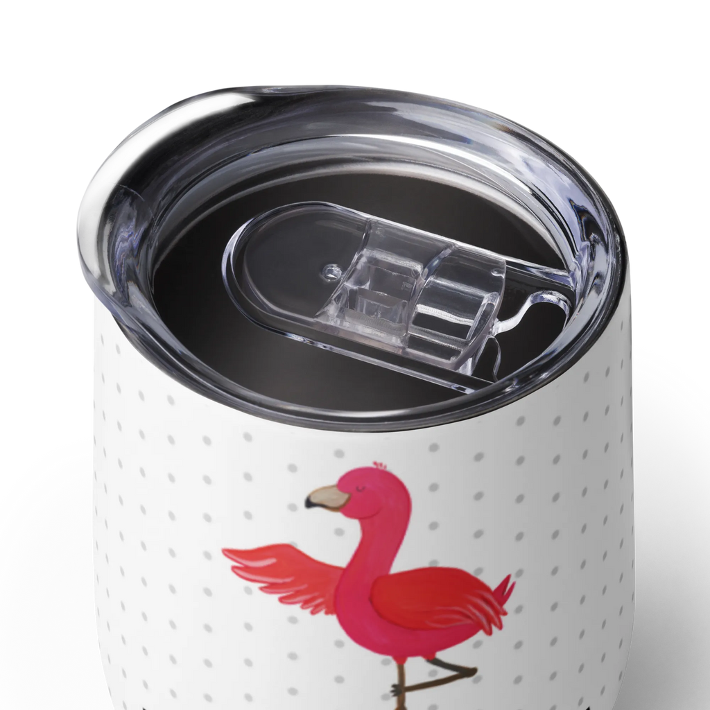 Personalisierter Weinbecher Flamingo Yoga Personalisierter Weinbecher, Personalisierter Glühwein Becher, Heißgetränke, Personalisierter Trinkbecher, Personalisierter Weinkelch, Personalisiertes Weingläser, hochwertiger Weinbecher, Weinbecher Reisen, Weinbecher unterwegs, Personalisertes Sommerglas, mit Namen, Wunschtext, Personalisierung, selbst bedrucken, Personalisiertes Weinglas, Flamingo, Vogel, Yoga, Namaste, Achtsamkeit, Yoga-Übung, Entspannung, Ärger, Aufregen, Tiefenentspannung