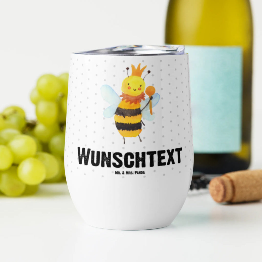 Personalisierter Weinbecher Biene König Personalisierter Weinbecher, Personalisierter Glühwein Becher, Heißgetränke, Personalisierter Trinkbecher, Personalisierter Weinkelch, Personalisiertes Weingläser, hochwertiger Weinbecher, Weinbecher Reisen, Weinbecher unterwegs, Personalisertes Sommerglas, mit Namen, Wunschtext, Personalisierung, selbst bedrucken, Personalisiertes Weinglas, Biene, Wespe, Hummel