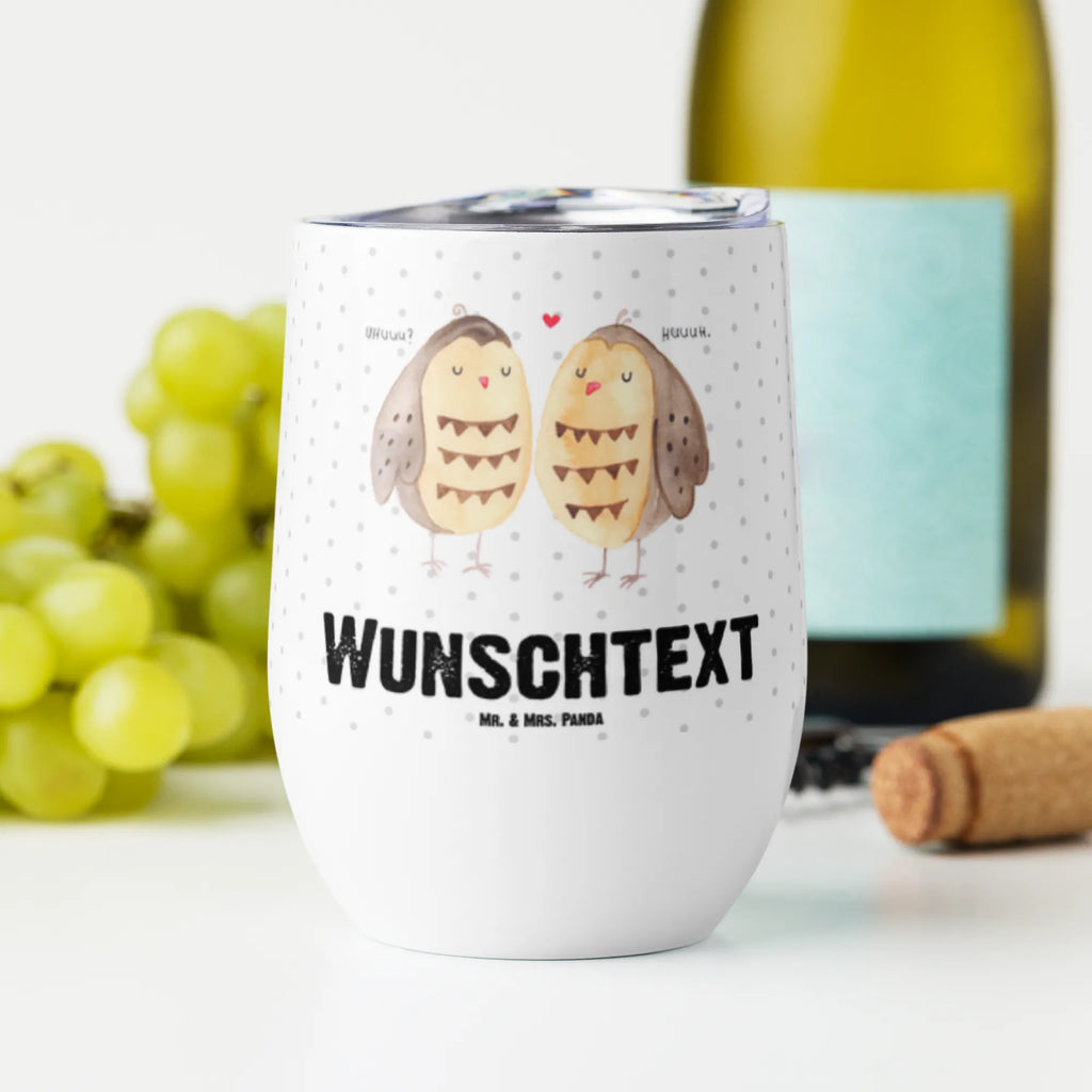 Personalisierter Weinbecher Eule Liebe Personalisierter Weinbecher, Personalisierter Glühwein Becher, Heißgetränke, Personalisierter Trinkbecher, Personalisierter Weinkelch, Personalisiertes Weingläser, hochwertiger Weinbecher, Weinbecher Reisen, Weinbecher unterwegs, Personalisertes Sommerglas, mit Namen, Wunschtext, Personalisierung, selbst bedrucken, Personalisiertes Weinglas, Eule, Eule Deko, Liebe, Hochzeit Spruch, Owl, All you need is love, Liebe Spruch, Freundin Geschenk, Freund, Wortspiel lustig