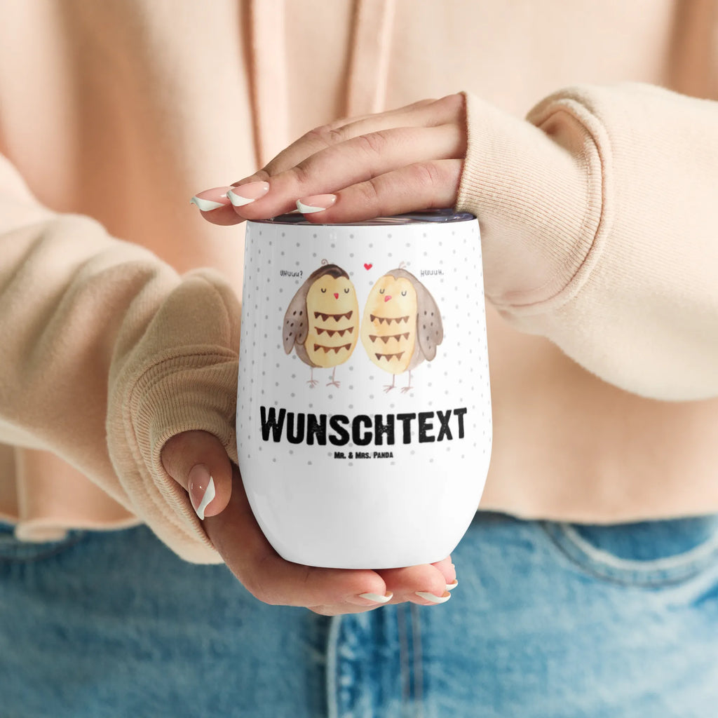 Personalisierter Weinbecher Eule Liebe Personalisierter Weinbecher, Personalisierter Glühwein Becher, Heißgetränke, Personalisierter Trinkbecher, Personalisierter Weinkelch, Personalisiertes Weingläser, hochwertiger Weinbecher, Weinbecher Reisen, Weinbecher unterwegs, Personalisertes Sommerglas, mit Namen, Wunschtext, Personalisierung, selbst bedrucken, Personalisiertes Weinglas, Eule, Eule Deko, Liebe, Hochzeit Spruch, Owl, All you need is love, Liebe Spruch, Freundin Geschenk, Freund, Wortspiel lustig