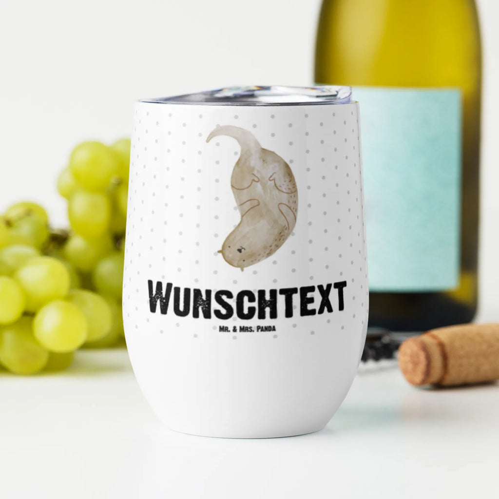 Personalisierter Weinbecher Otter kopfüber Personalisierter Weinbecher, Personalisierter Glühwein Becher, Heißgetränke, Personalisierter Trinkbecher, Personalisierter Weinkelch, Personalisiertes Weingläser, hochwertiger Weinbecher, Weinbecher Reisen, Weinbecher unterwegs, Personalisertes Sommerglas, mit Namen, Wunschtext, Personalisierung, selbst bedrucken, Personalisiertes Weinglas, Otter, Fischotter, Seeotter, Otter Seeotter See Otter