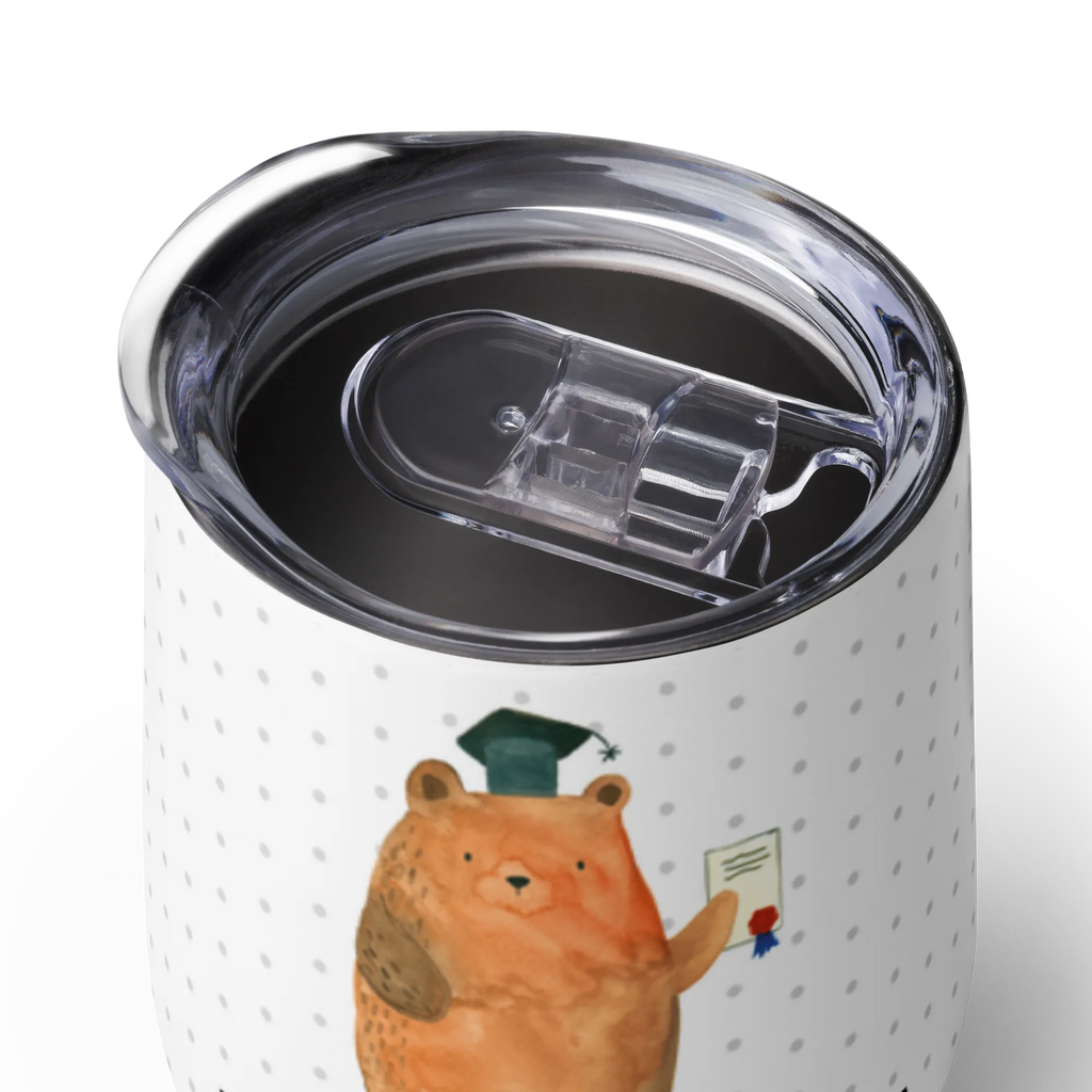 Personalisierter Weinbecher Prüfungsbär Personalisierter Weinbecher, Personalisierter Glühwein Becher, Heißgetränke, Personalisierter Trinkbecher, Personalisierter Weinkelch, Personalisiertes Weingläser, hochwertiger Weinbecher, Weinbecher Reisen, Weinbecher unterwegs, Personalisertes Sommerglas, mit Namen, Wunschtext, Personalisierung, selbst bedrucken, Personalisiertes Weinglas, Bär, Teddy, Teddybär, Abitur, Prüfungen, Prüfung bestanden, Abschluss, Zeugnis, Abschlusszeugnis