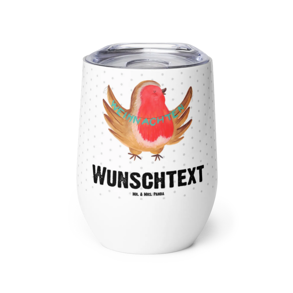 Personalisierter Weinbecher Rotkehlchen Weihnachten Personalisierter Weinbecher, Personalisierter Glühwein Becher, Heißgetränke, Personalisierter Trinkbecher, Personalisierter Weinkelch, Personalisiertes Weingläser, hochwertiger Weinbecher, Weinbecher Reisen, Weinbecher unterwegs, Personalisertes Sommerglas, mit Namen, Wunschtext, Personalisierung, selbst bedrucken, Personalisiertes Weinglas, Winter, Weihnachten, Weihnachtsdeko, Nikolaus, Advent, Heiligabend, Wintermotiv, Frohe Weihnachten, Weihnachtsmotiv, Weihnachtsgruß, Vogel, xmas