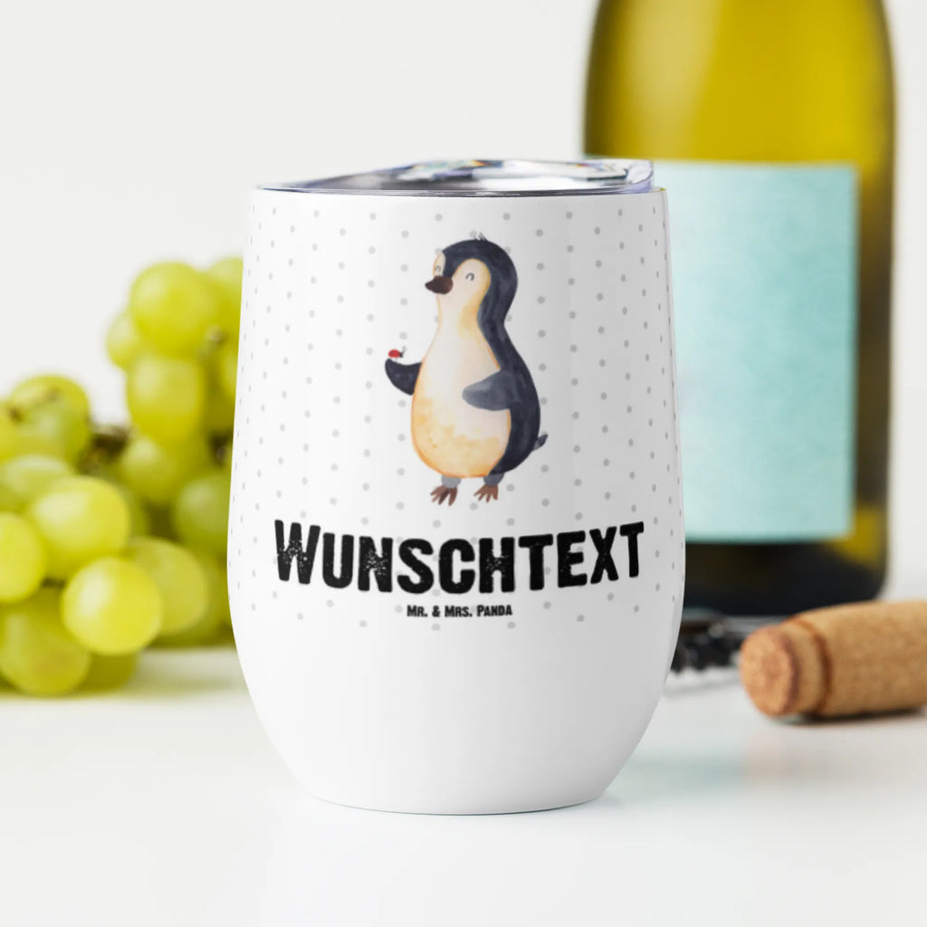 Personalisierter Weinbecher Pinguin Marienkäfer Personalisierter Weinbecher, Personalisierter Glühwein Becher, Heißgetränke, Personalisierter Trinkbecher, Personalisierter Weinkelch, Personalisiertes Weingläser, hochwertiger Weinbecher, Weinbecher Reisen, Weinbecher unterwegs, Personalisertes Sommerglas, mit Namen, Wunschtext, Personalisierung, selbst bedrucken, Personalisiertes Weinglas, Pinguin, Pinguine, Marienkäfer, Liebe, Wunder, Glück, Freude, Lebensfreude