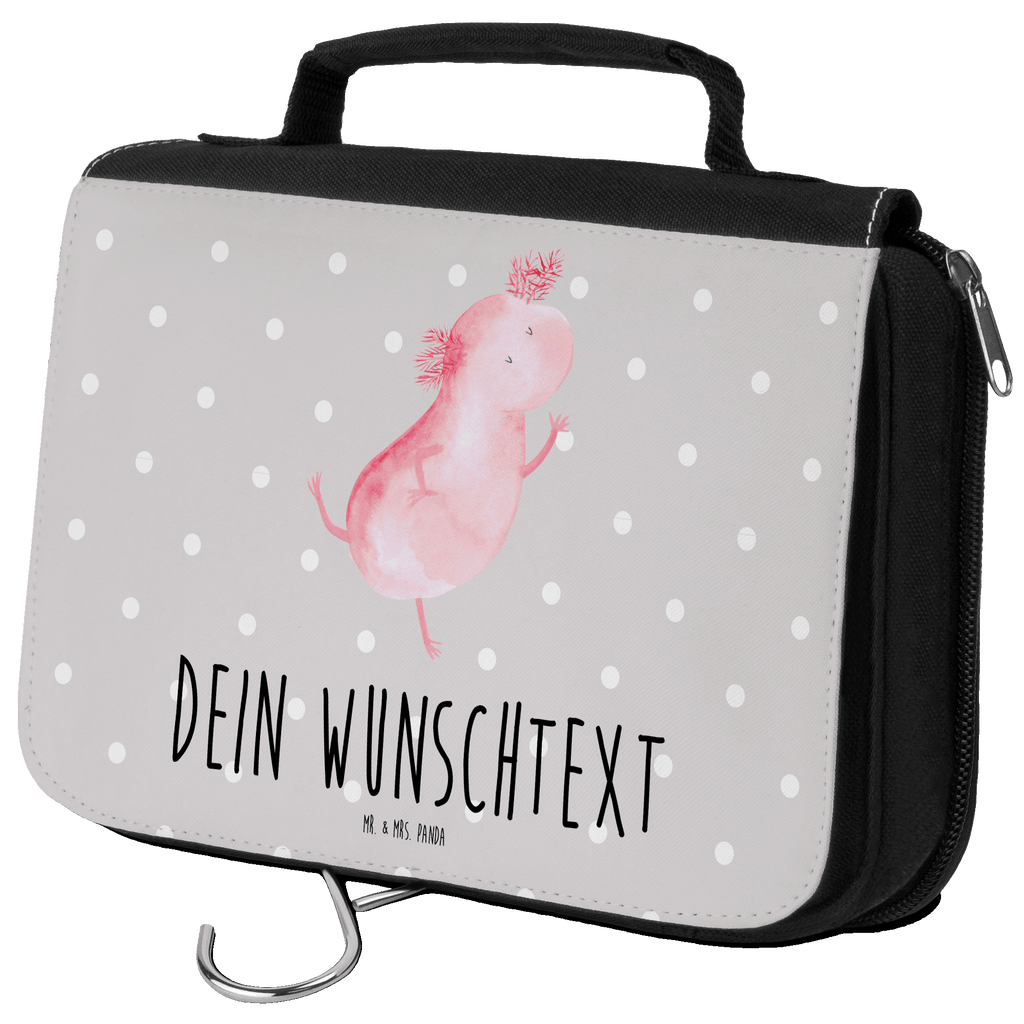 Personalisierter Kulturbeutel Axolotl Tanzen Personalisierter Kulturbeutel, Personalisierte Waschtasche, Personalisierte Kosmetiktasche, Damen, Herren, Personalisierte Aufbewahrungstasche, Personalisierte Schminktasche, Personalisierter Kosmetikbeutel, Personalisierter Organizer, Personalisierte Kulturtasche, Personalisierte Schminkutensil, Personalisierung, Wunschtext, Wunschname, Selbst bedrucken, Kulturbeutel mit Namen, Axolotl, Molch, Axolot, Schwanzlurch, Lurch, Lurche, Dachschaden, Sterne, verrückt, Freundin, beste Freundin