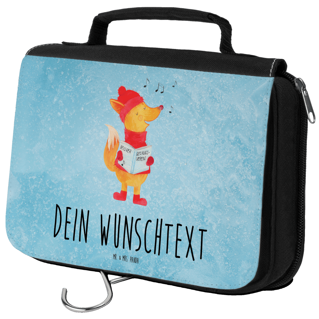 Personalisierter Kulturbeutel Fuchs Sänger Personalisierter Kulturbeutel, Personalisierte Waschtasche, Personalisierte Kosmetiktasche, Damen, Herren, Personalisierte Aufbewahrungstasche, Personalisierte Schminktasche, Personalisierter Kosmetikbeutel, Personalisierter Organizer, Personalisierte Kulturtasche, Personalisierte Schminkutensil, Personalisierung, Wunschtext, Wunschname, Selbst bedrucken, Kulturbeutel mit Namen, Winter, Weihnachten, Weihnachtsdeko, Nikolaus, Advent, Heiligabend, Wintermotiv, Fuchs, Füchse, Sänger, Geschenk Sänger, Singen, Weihnachtslieder