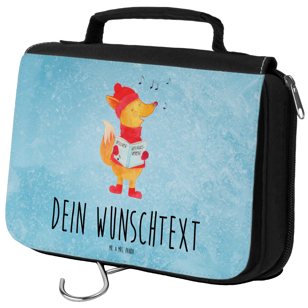 Personalisierter Kulturbeutel Fuchs Sänger Personalisierter Kulturbeutel, Personalisierte Waschtasche, Personalisierte Kosmetiktasche, Damen, Herren, Personalisierte Aufbewahrungstasche, Personalisierte Schminktasche, Personalisierter Kosmetikbeutel, Personalisierter Organizer, Personalisierte Kulturtasche, Personalisierte Schminkutensil, Personalisierung, Wunschtext, Wunschname, Selbst bedrucken, Kulturbeutel mit Namen, Winter, Weihnachten, Weihnachtsdeko, Nikolaus, Advent, Heiligabend, Wintermotiv, Fuchs, Füchse, Sänger, Geschenk Sänger, Singen, Weihnachtslieder